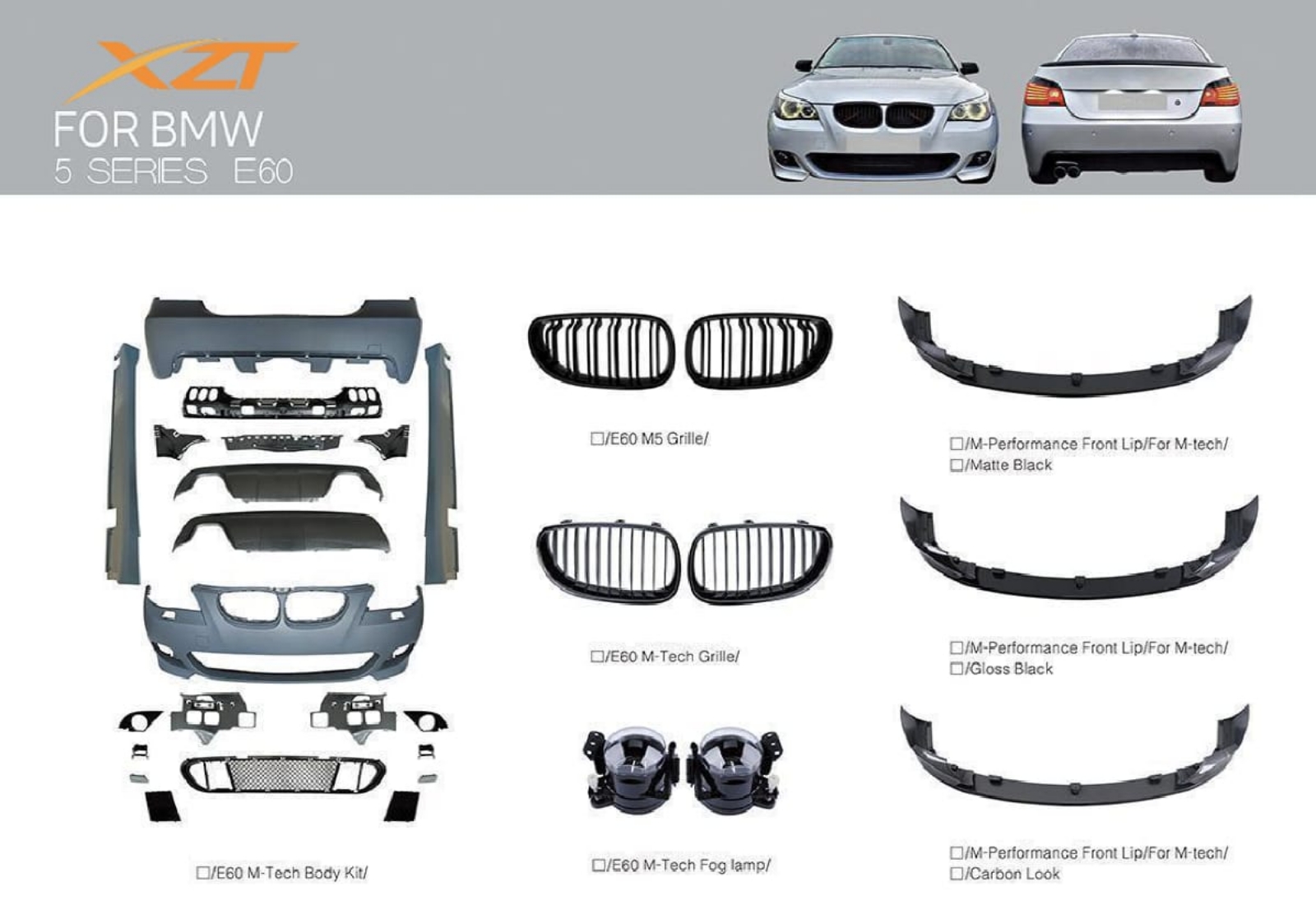 BMW 5 SERIES E60 BODYKIT