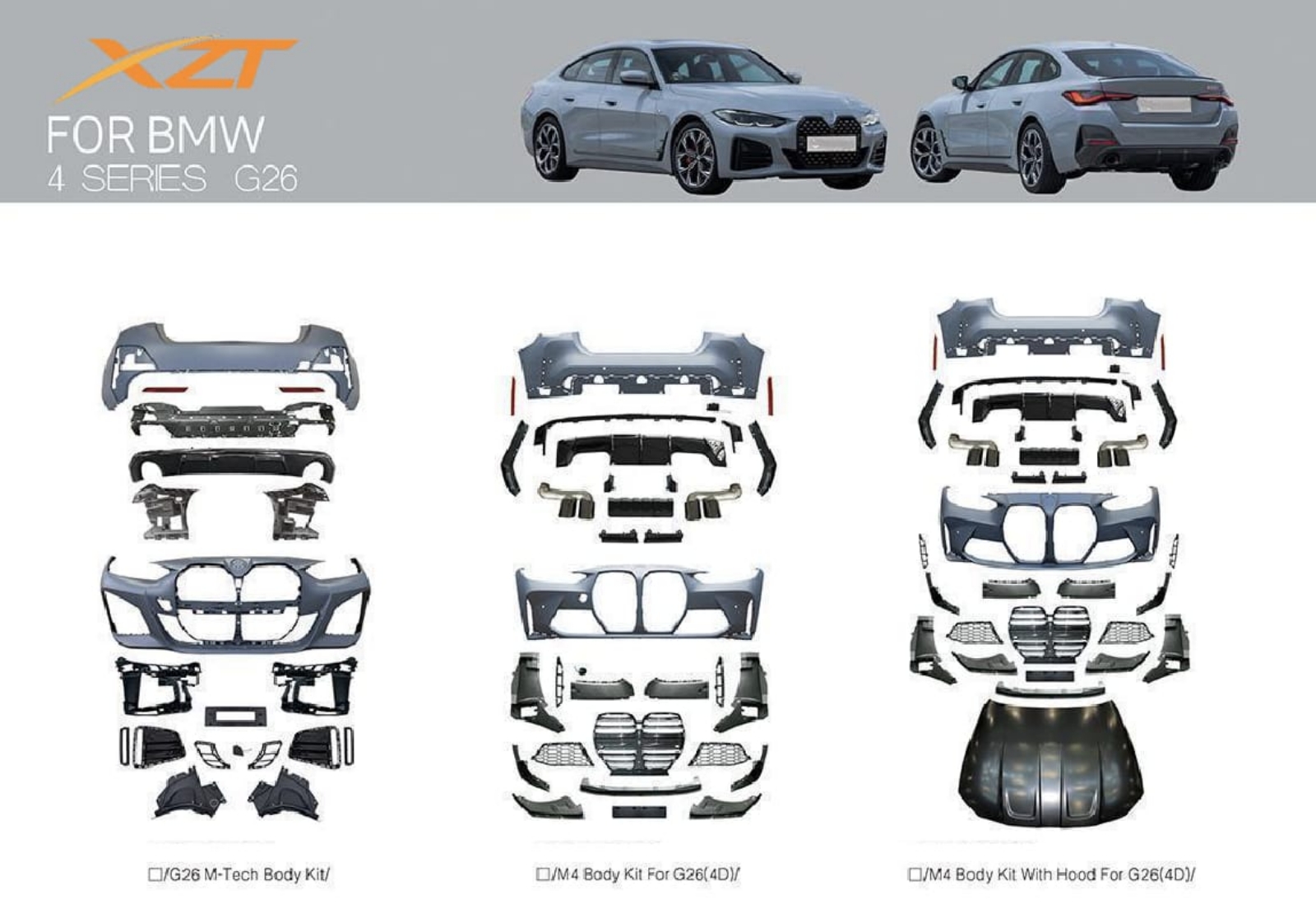 BMW 4 SERIES G26 BODYKIT