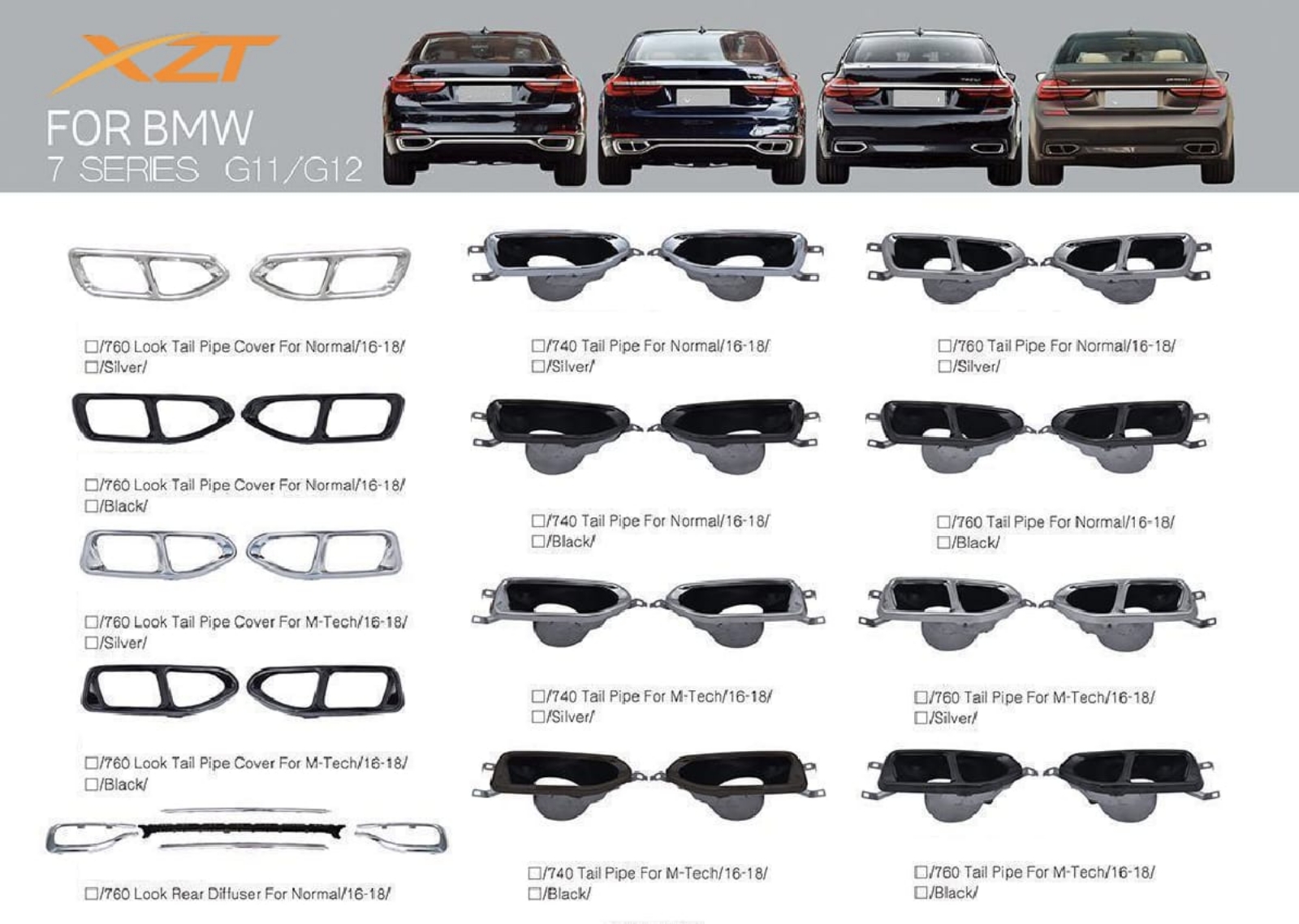 BMW 7 SERIES G11/G12 BODYKIT