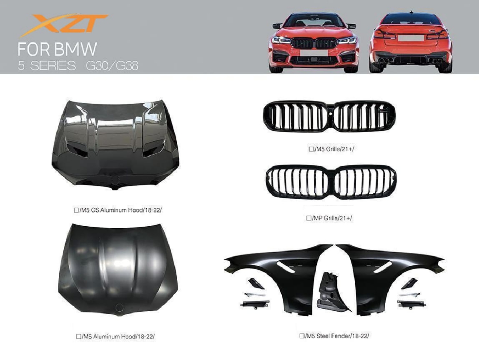 BMW 5 SERIES G30/G38 BODYKIT