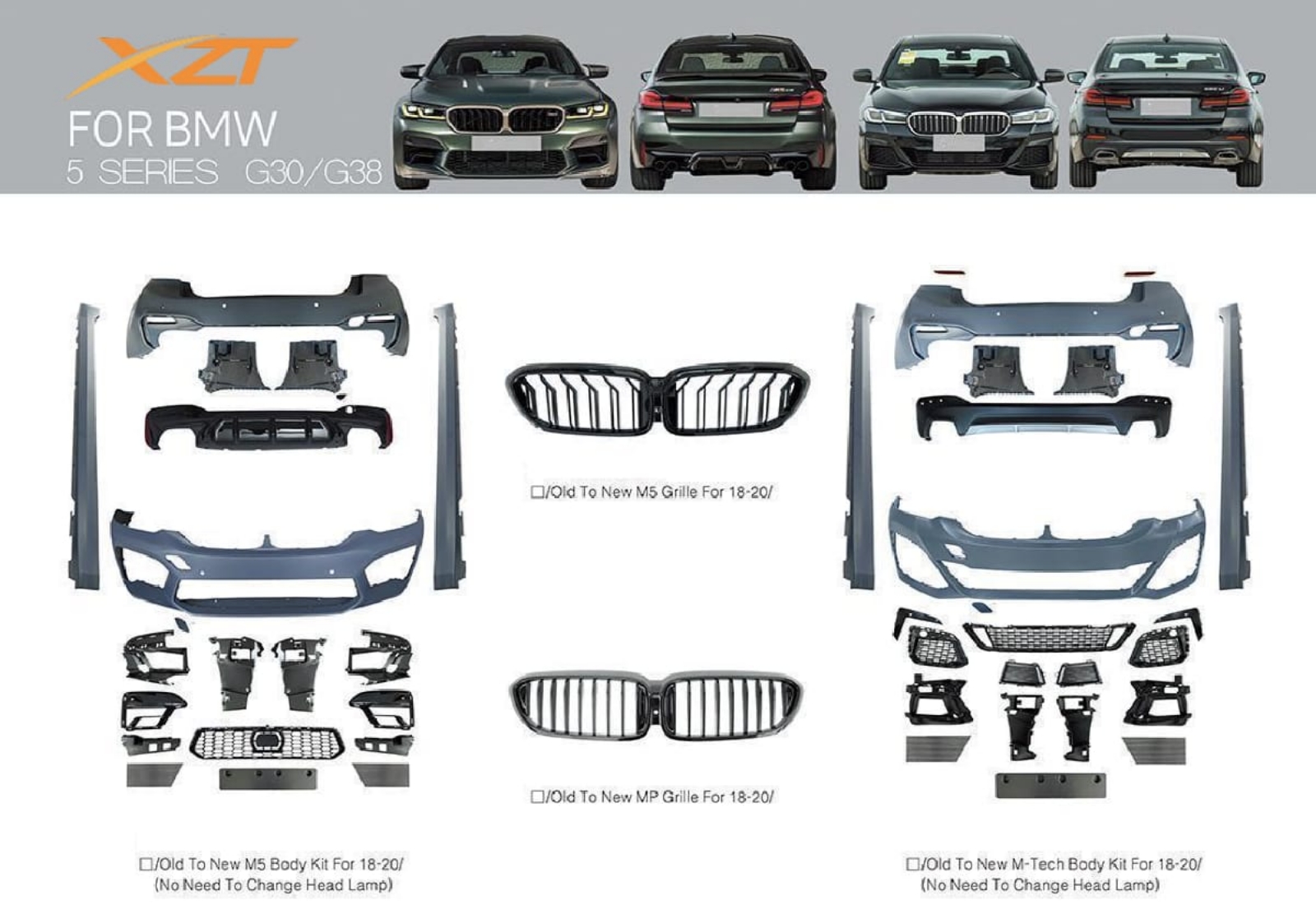 BMW 5 SERIES G30/G38 BODYKIT