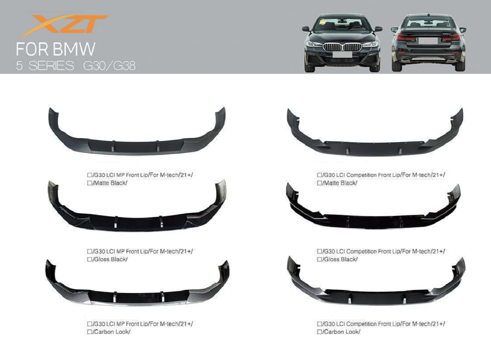 BMW  5 SERIES G30/G38 BODYKIT
