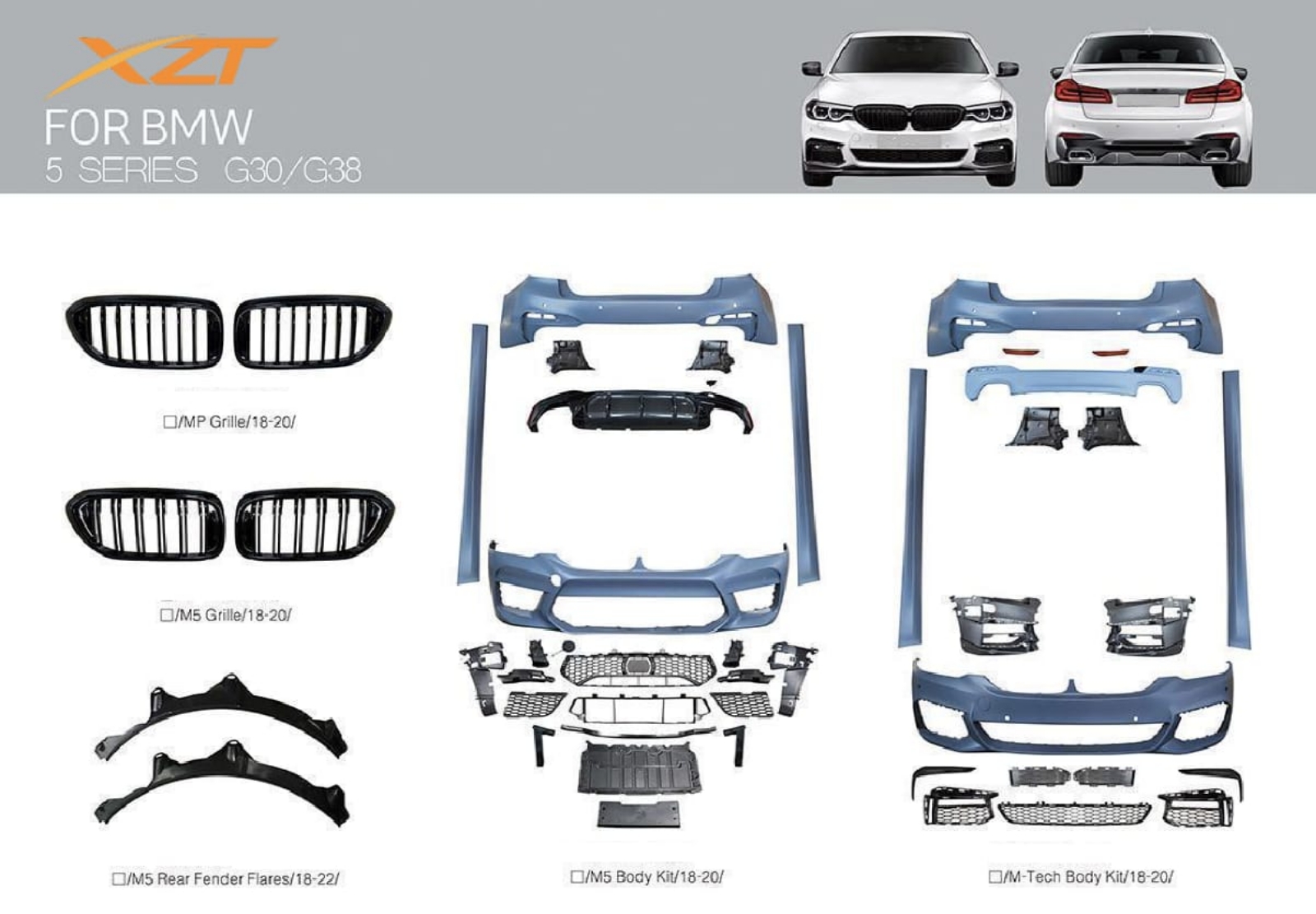 BMW 5 SERIES G30/G38 BODYKIT