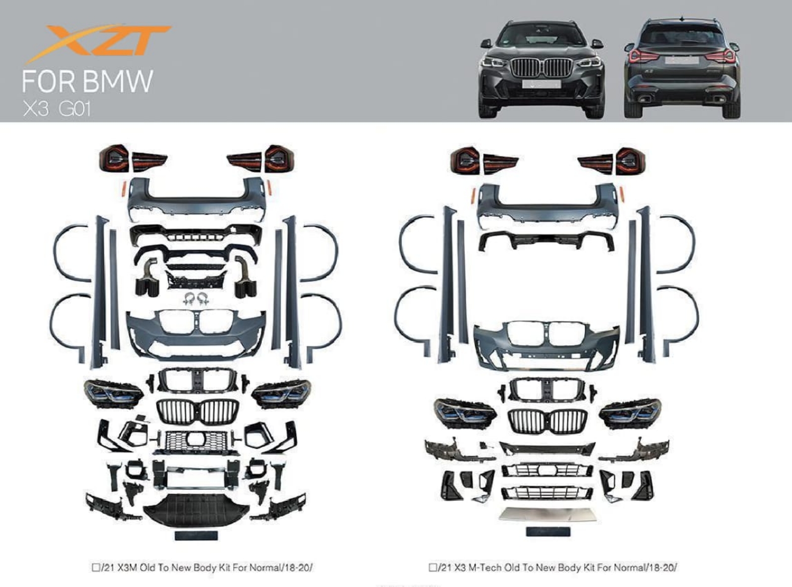 BMW X3/G01 BODYKIT