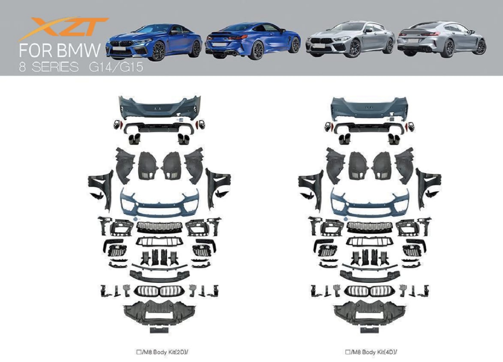 BMW 8 SERIES G14/G15 BODYKIT