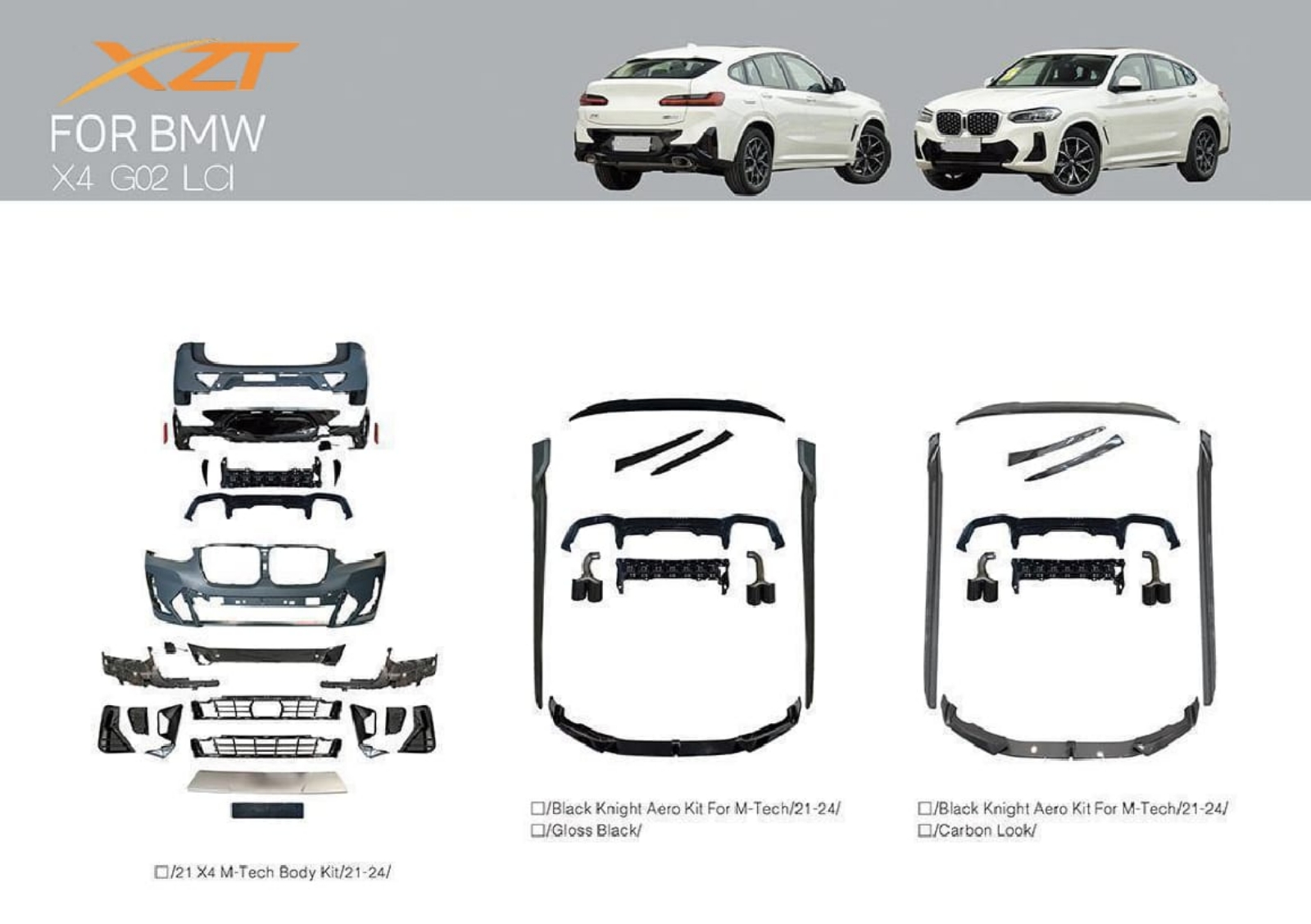 BMW X4/G02 LCI BODYKIT