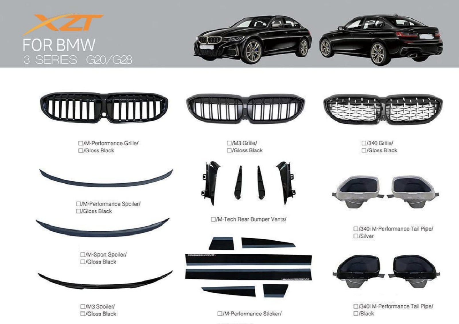 BMW 3 SERIES G20/G28 BODYKIT