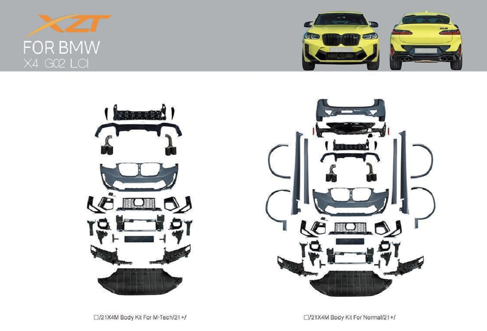 BMW X4 / G02 LCI BODYKIT
