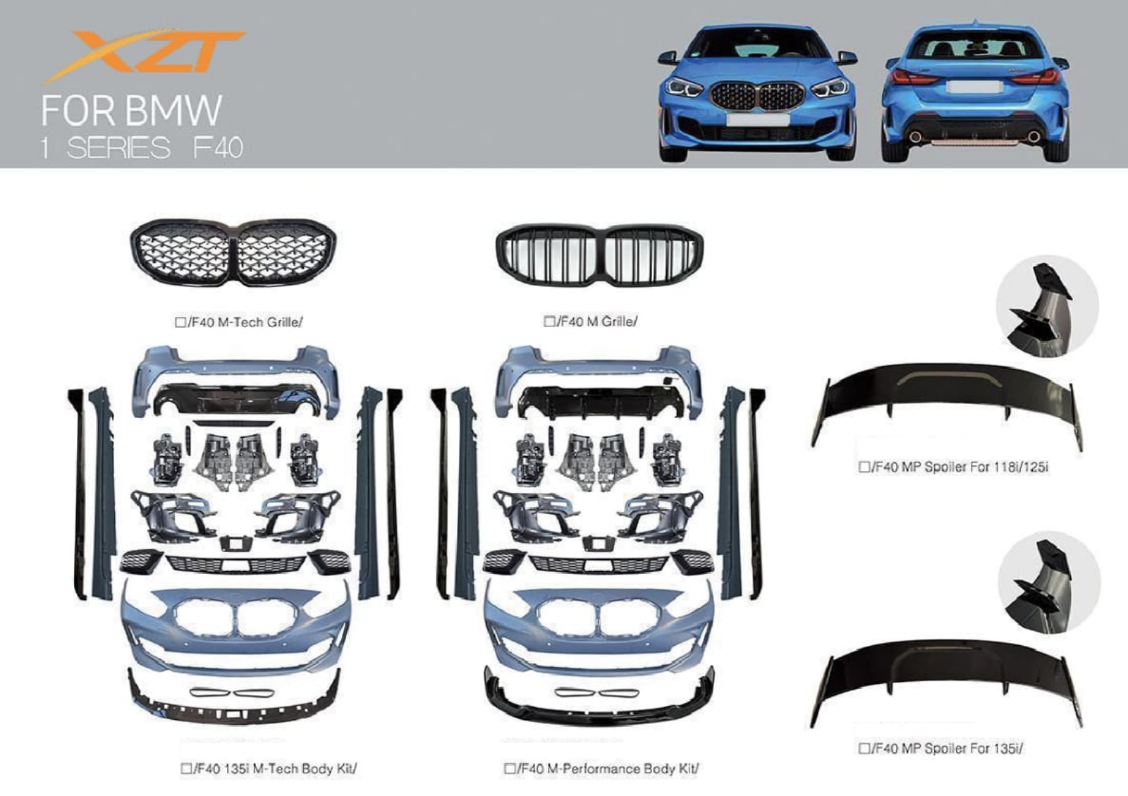 BMW 1 SERIES F40 BODYKIT