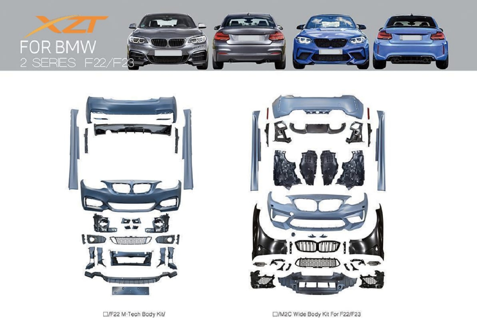 BMW 2 SERIES F22/F23 BODYKIT