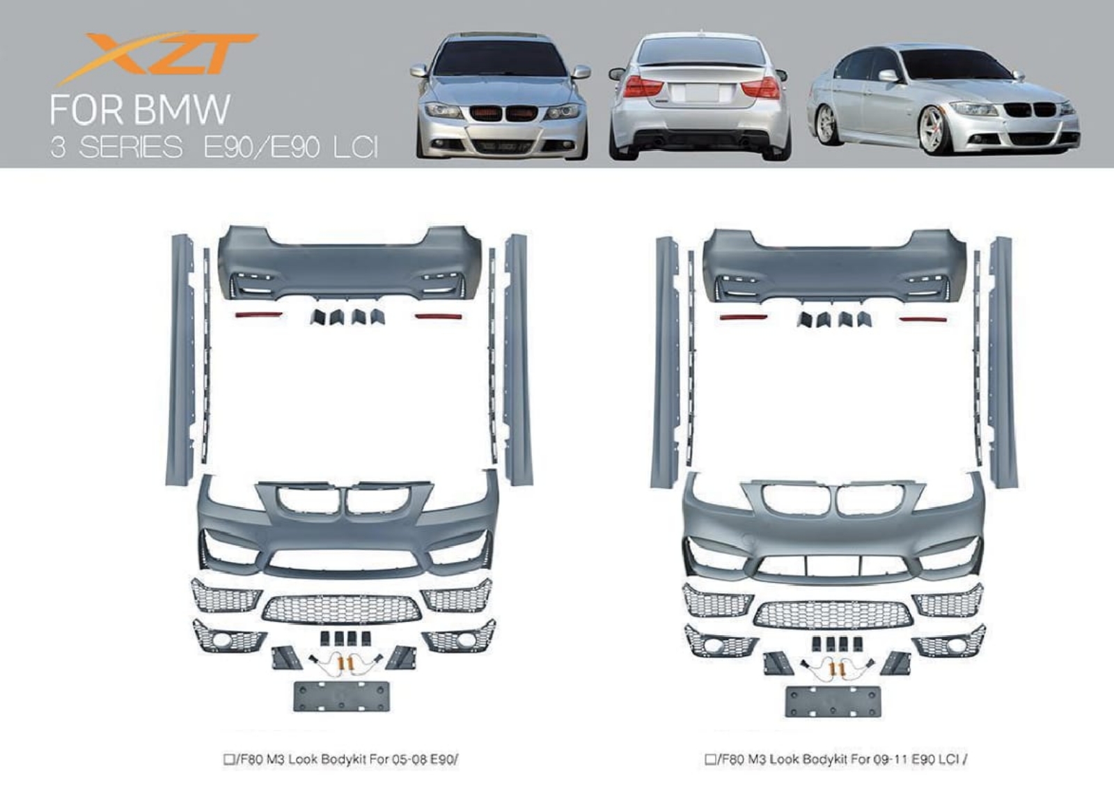 BMW 3 SERIES E90/E90 LCI BODYKIT