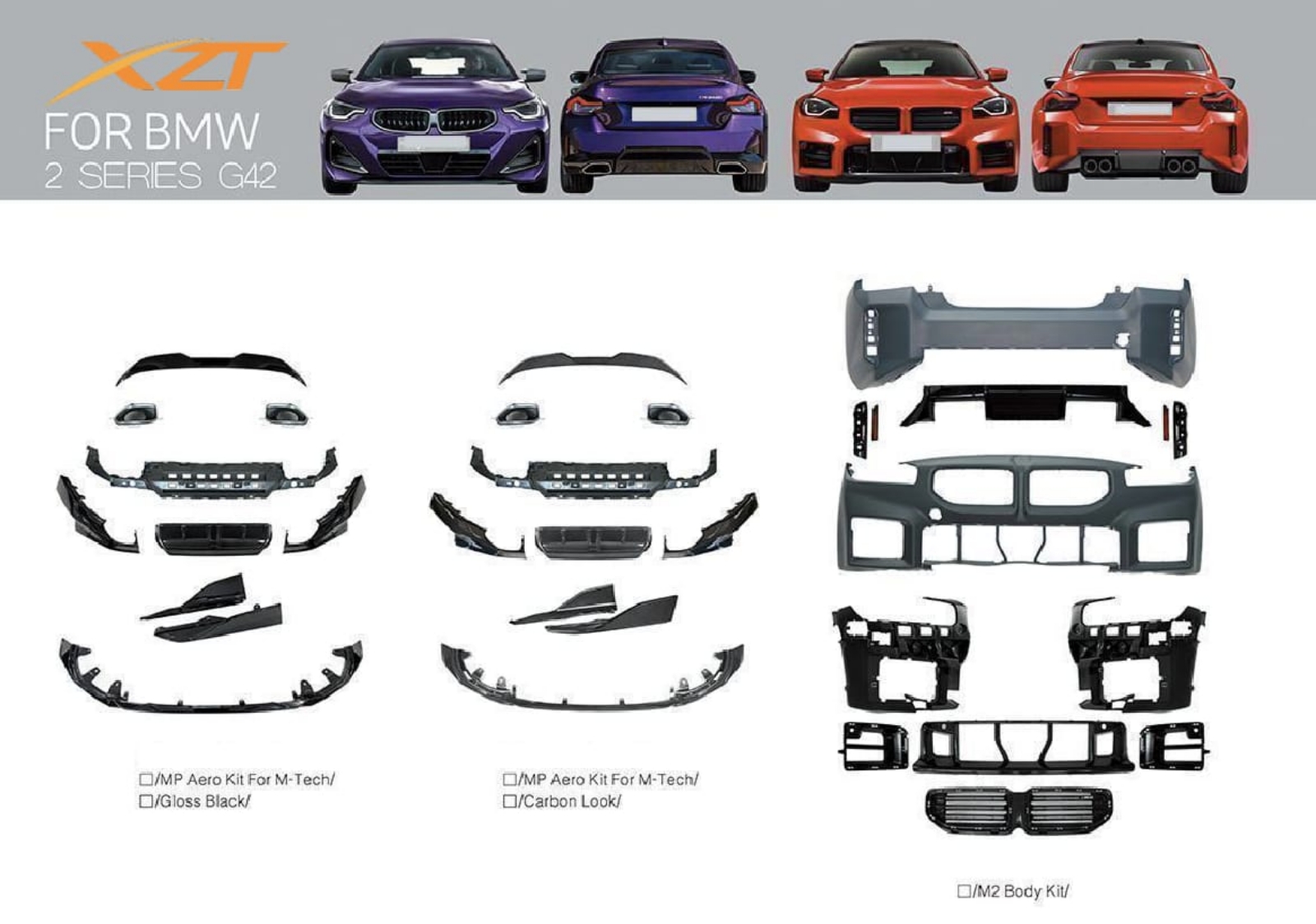 BMW 2 SERIES G42 BODYKIT