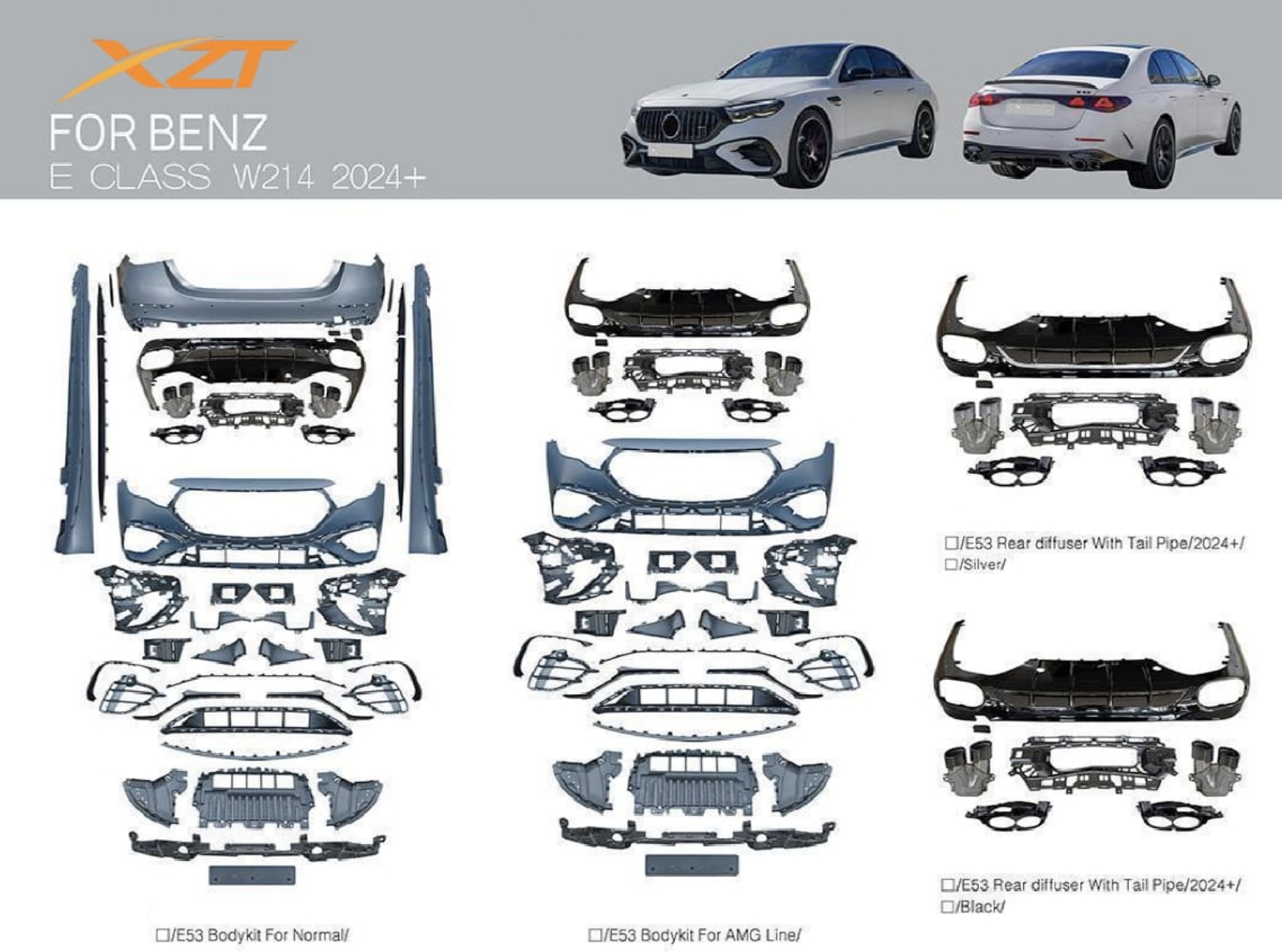 BENZ E CLASS W214 2024+ BODYKIT