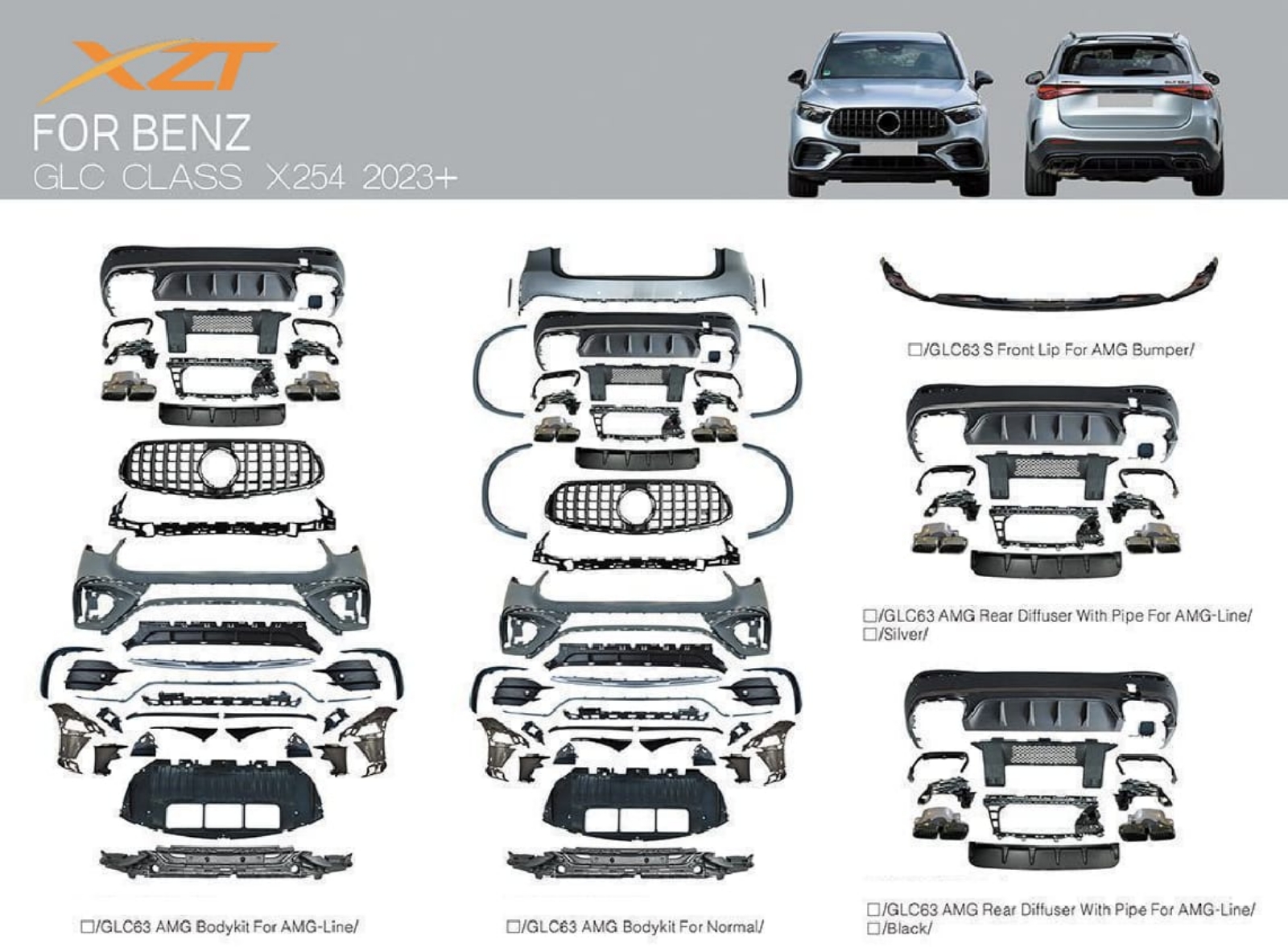 BENZ GLC CLASS X254 2023+ BODYKIT