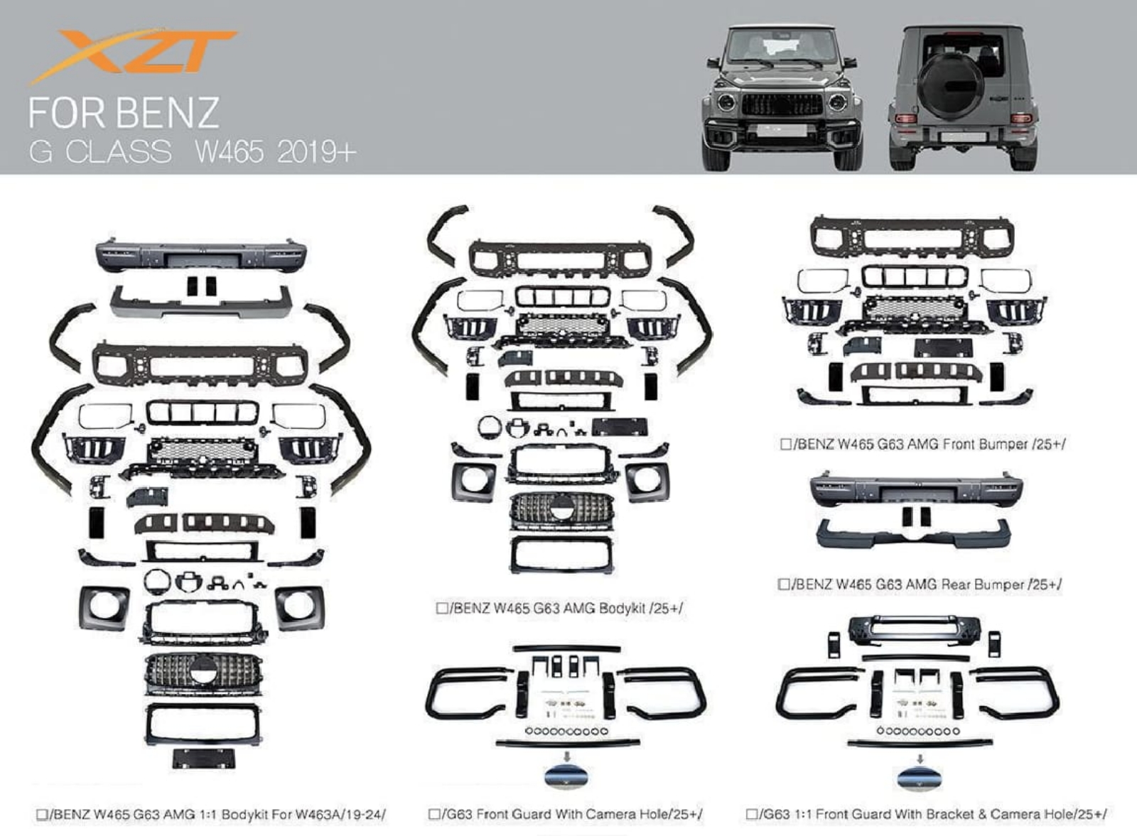 BENZ G CLASS W465 2019+ BODYKIT