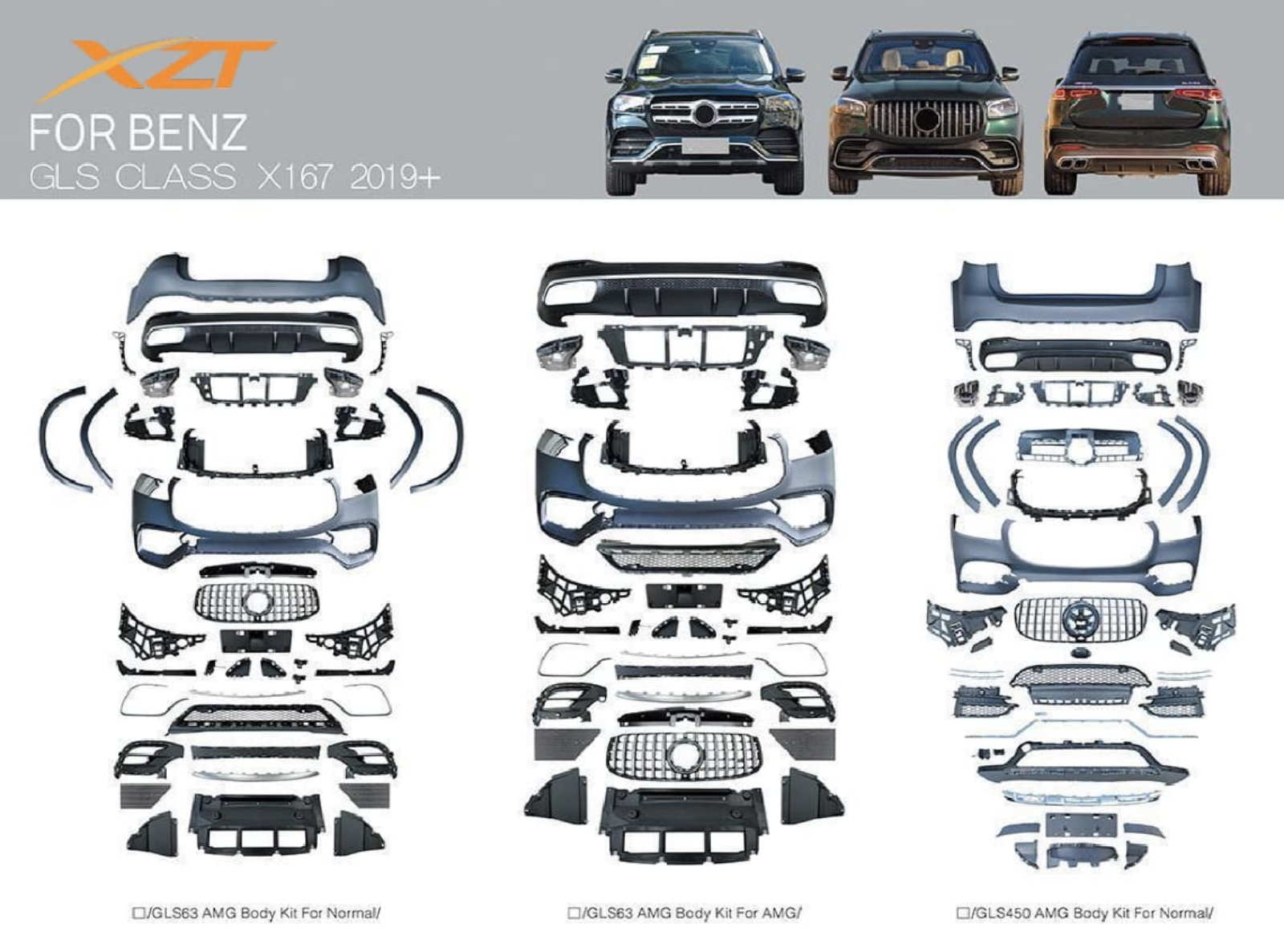 BENZ GLS CLASS X167 2019+ BODYKIT