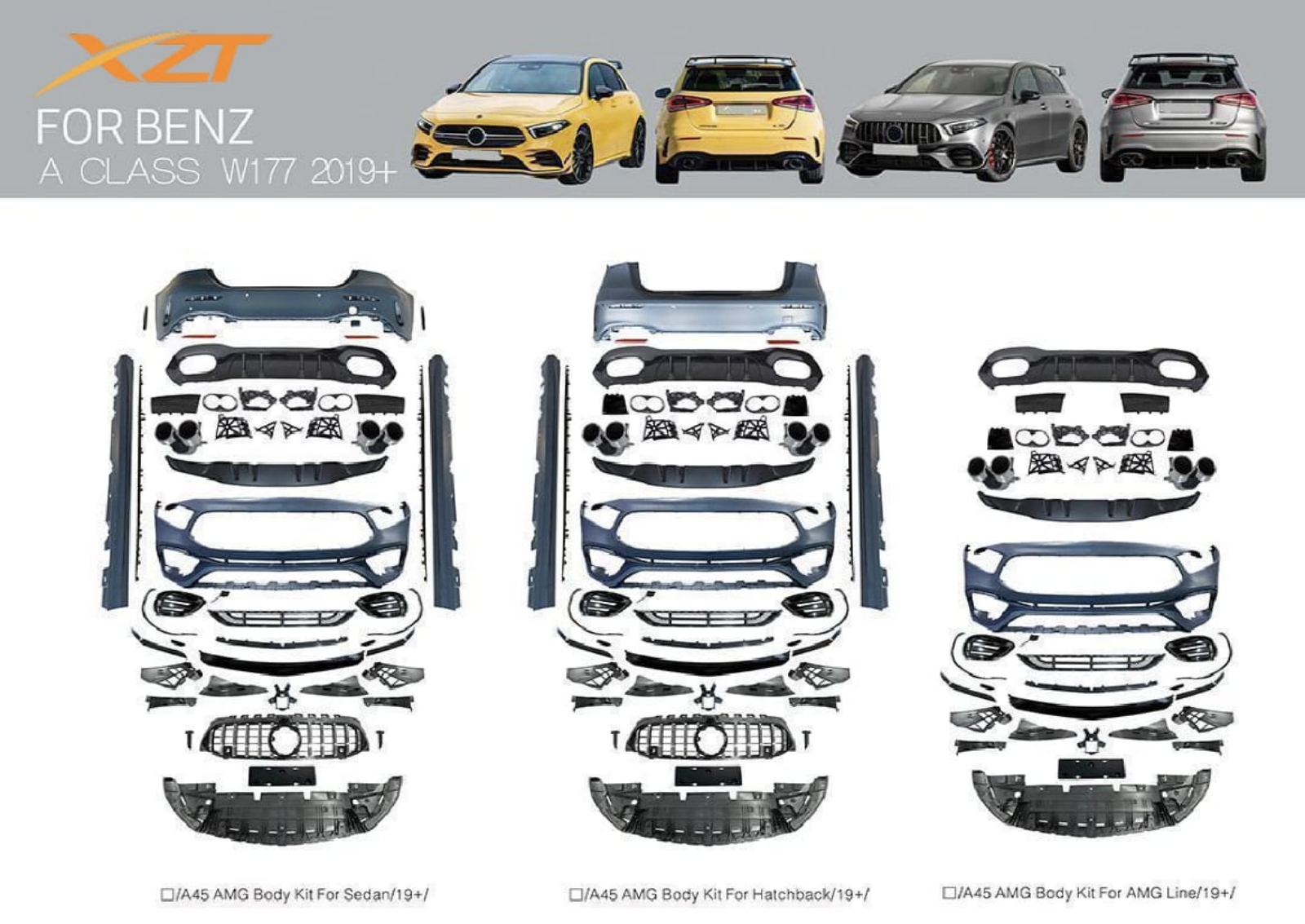 BENZ A CLASS W177 2019+ BODYKIT