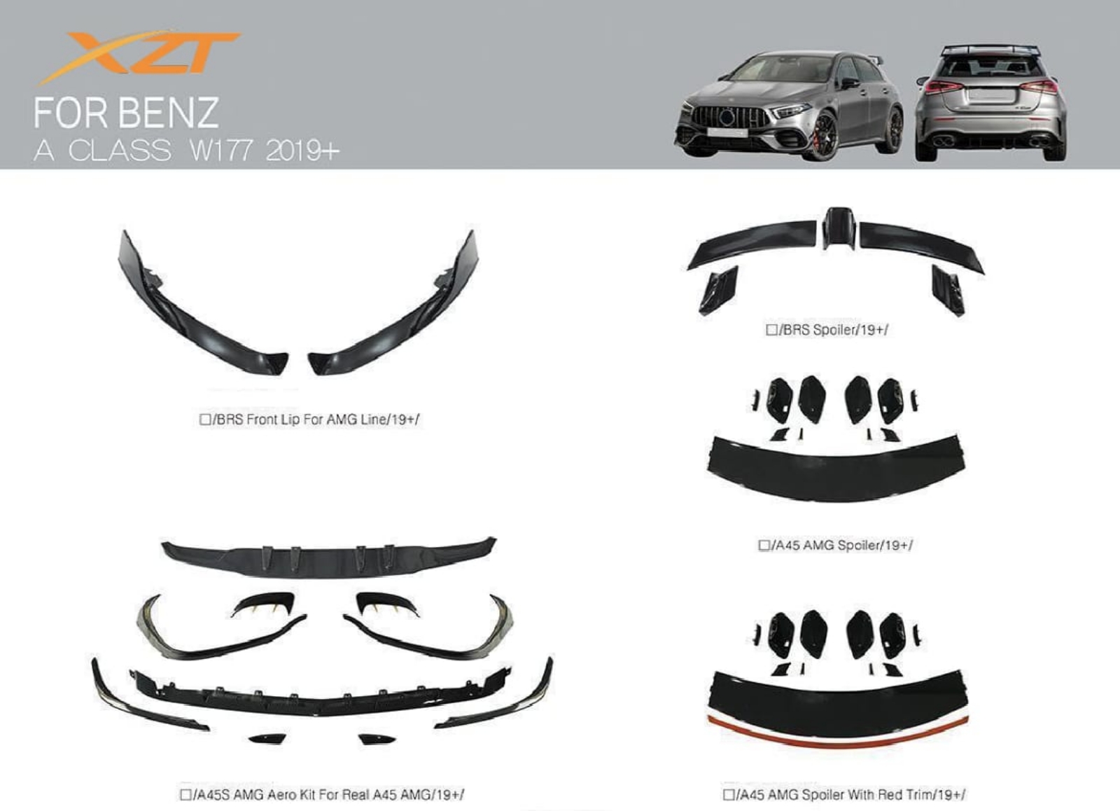 BENZ A CLASS W177 2019 BODYKIT