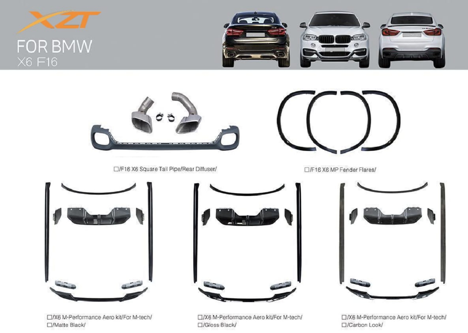BMW X6/F16 BODYKIT