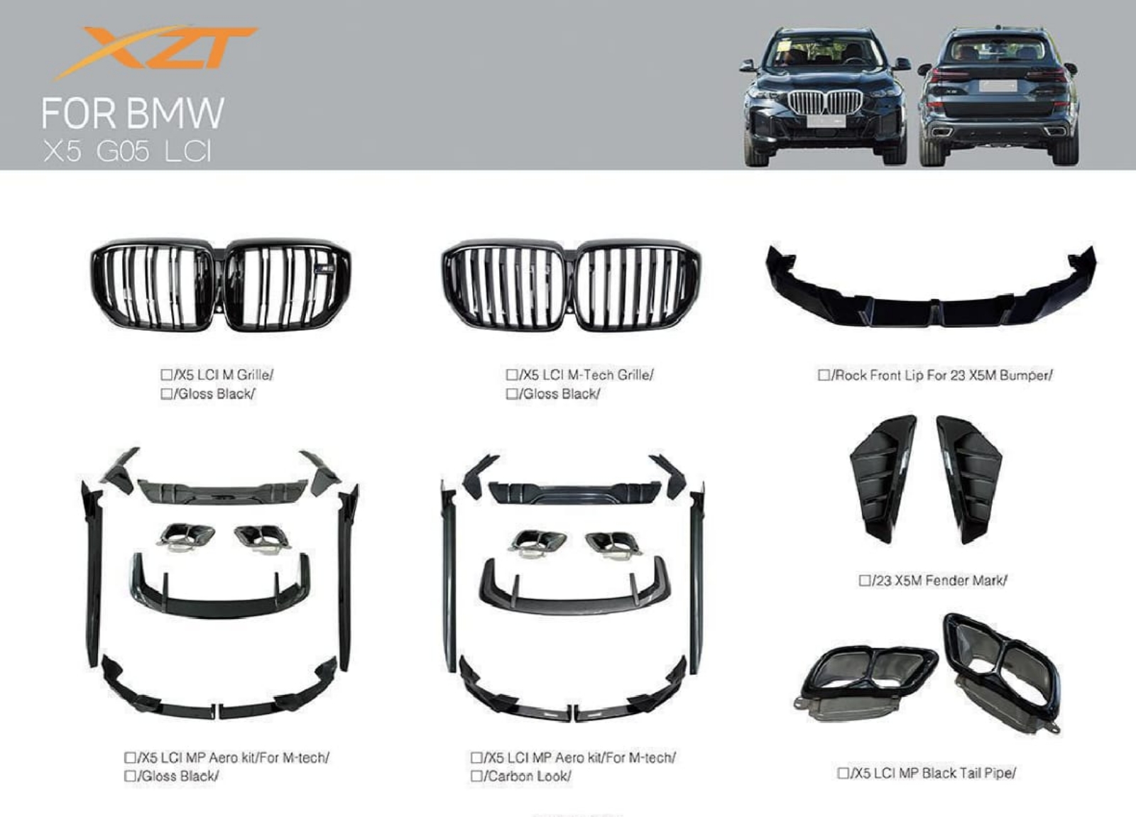 BMW X5 G05 LCI BODYKIT