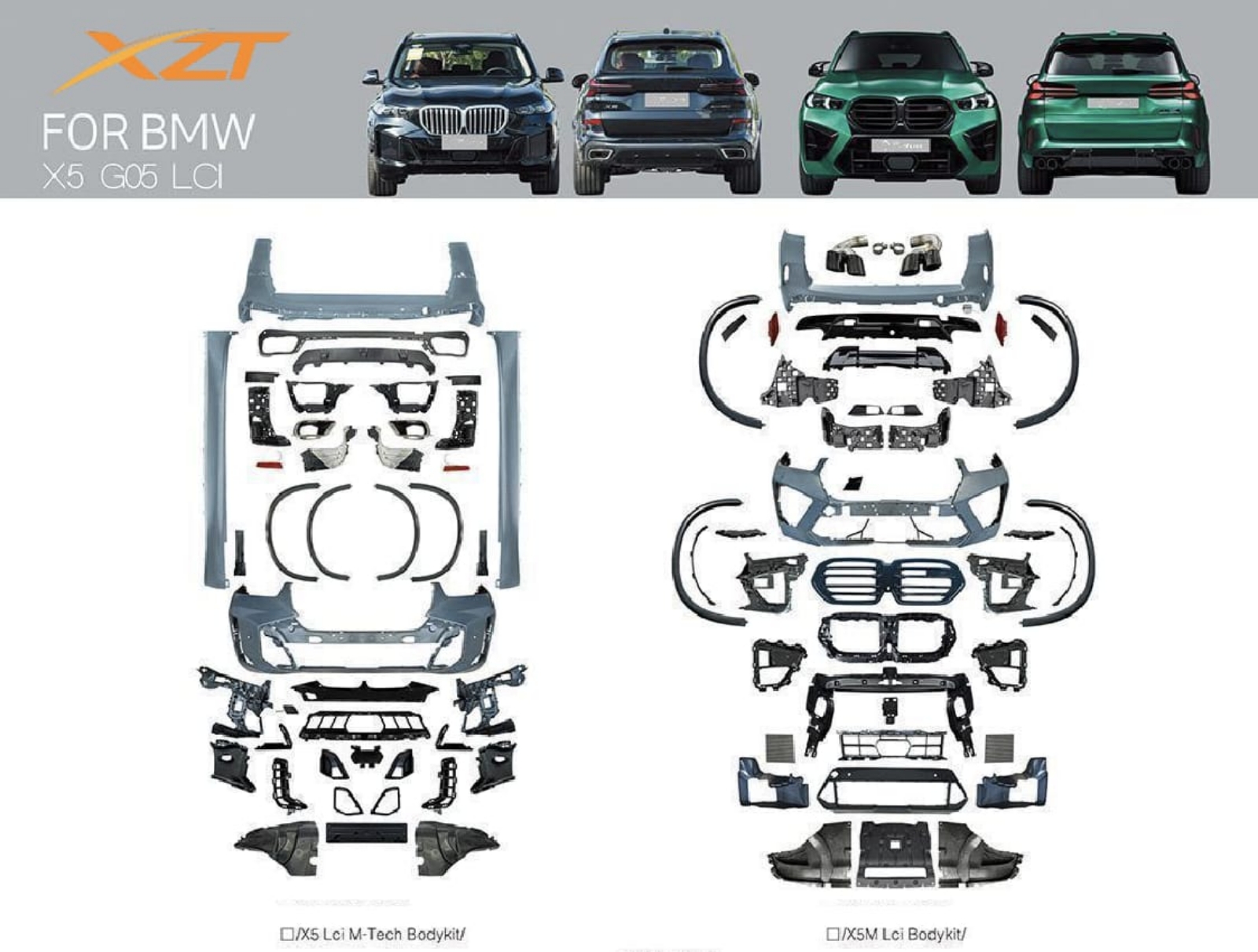 BMW X5 G05 LCI BODYKIT