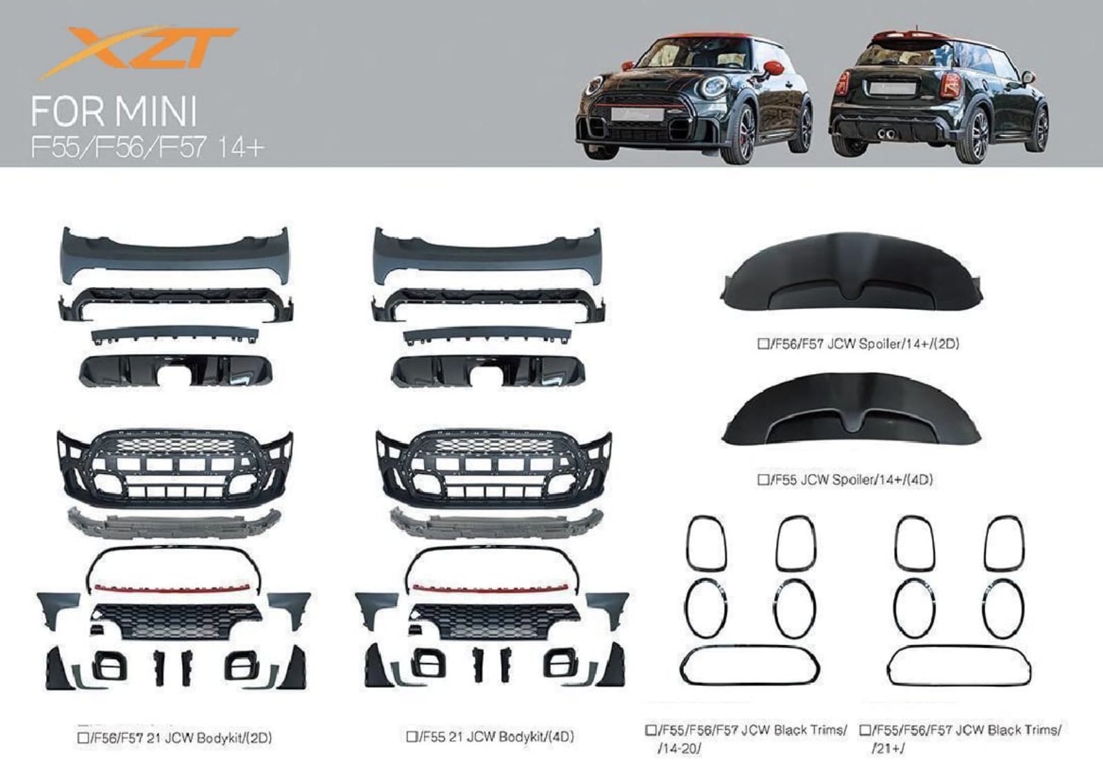 Mini cooper S JCW bodykit