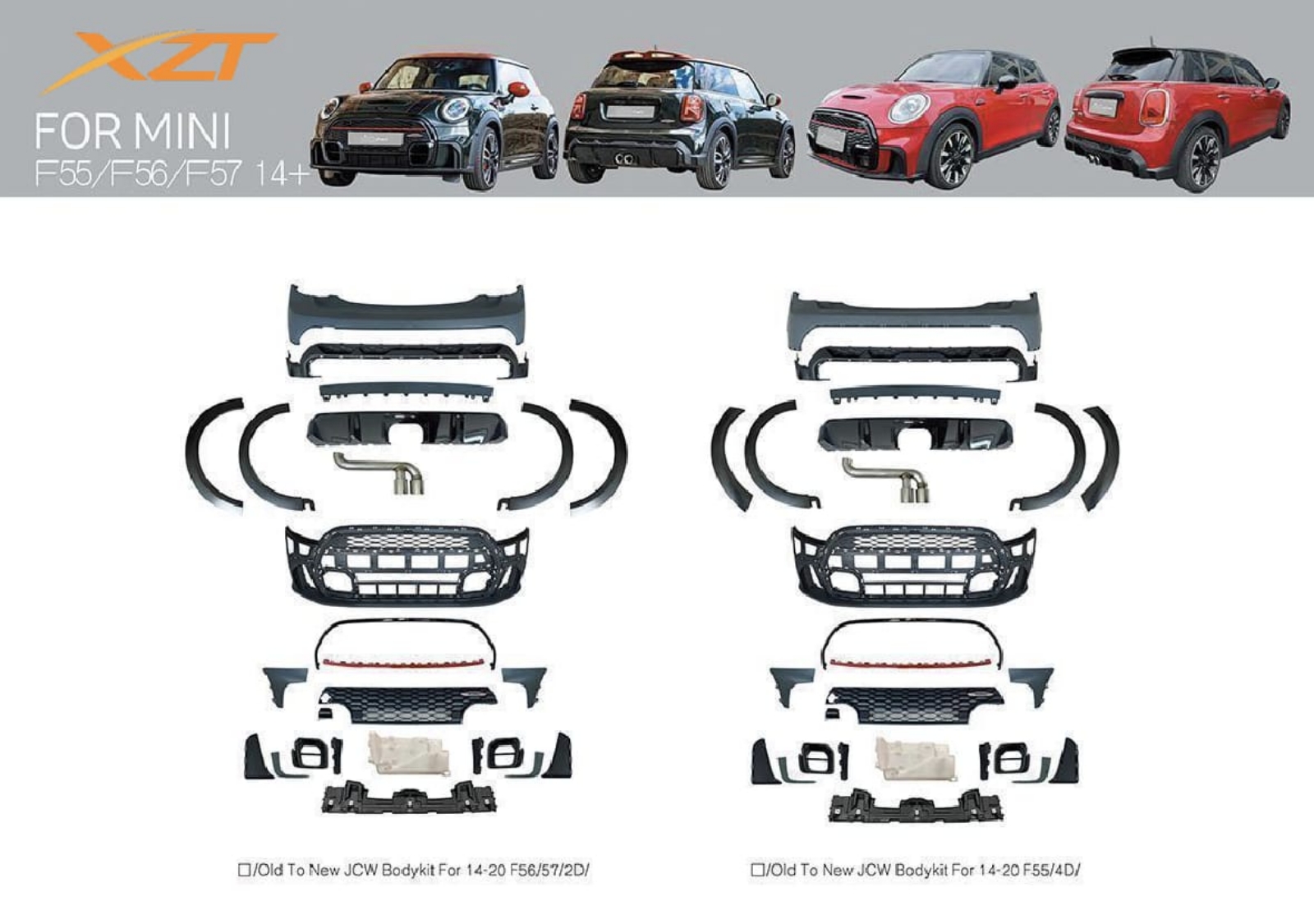 Mini cooper S JCW bodykit