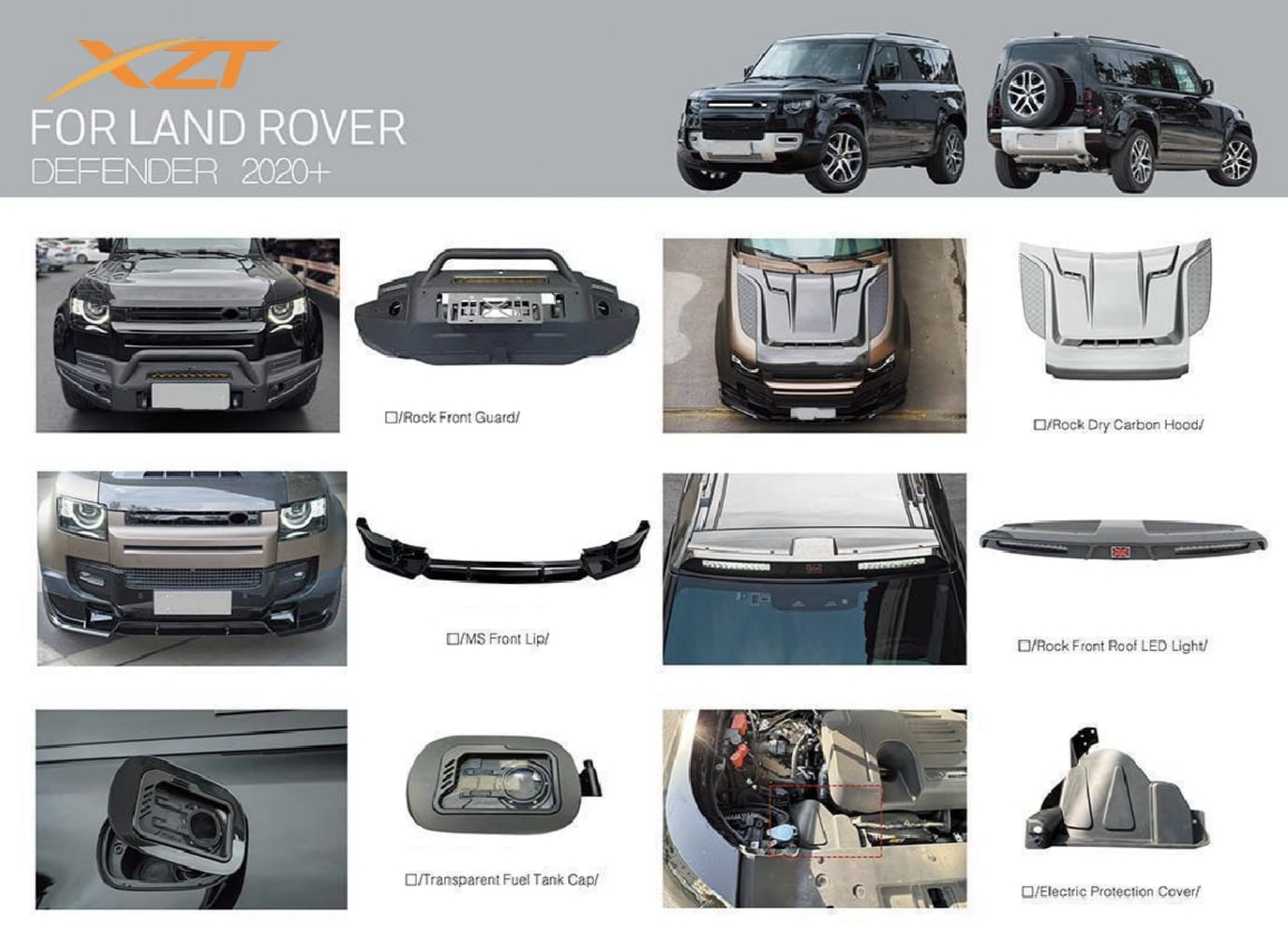 Range rover defender bodykit