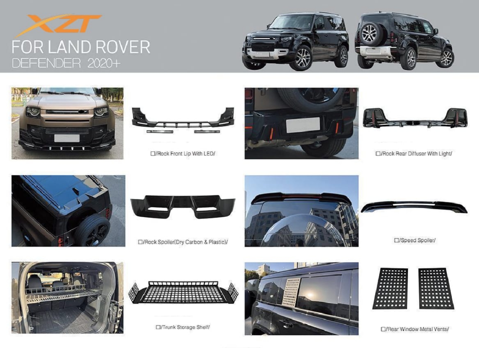 Range rover defender bodykit