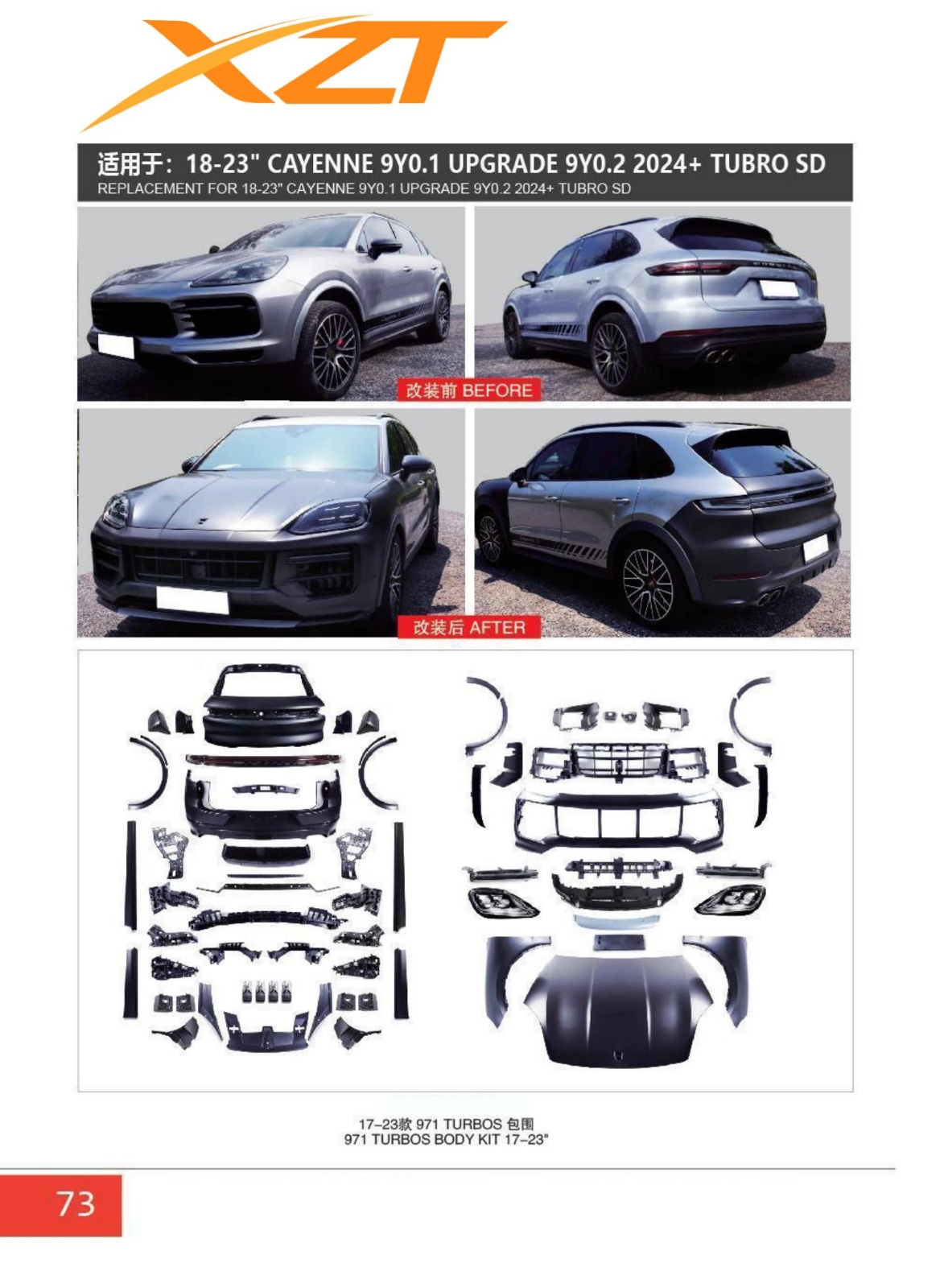 Porsche CAYENNE conversion bodykit