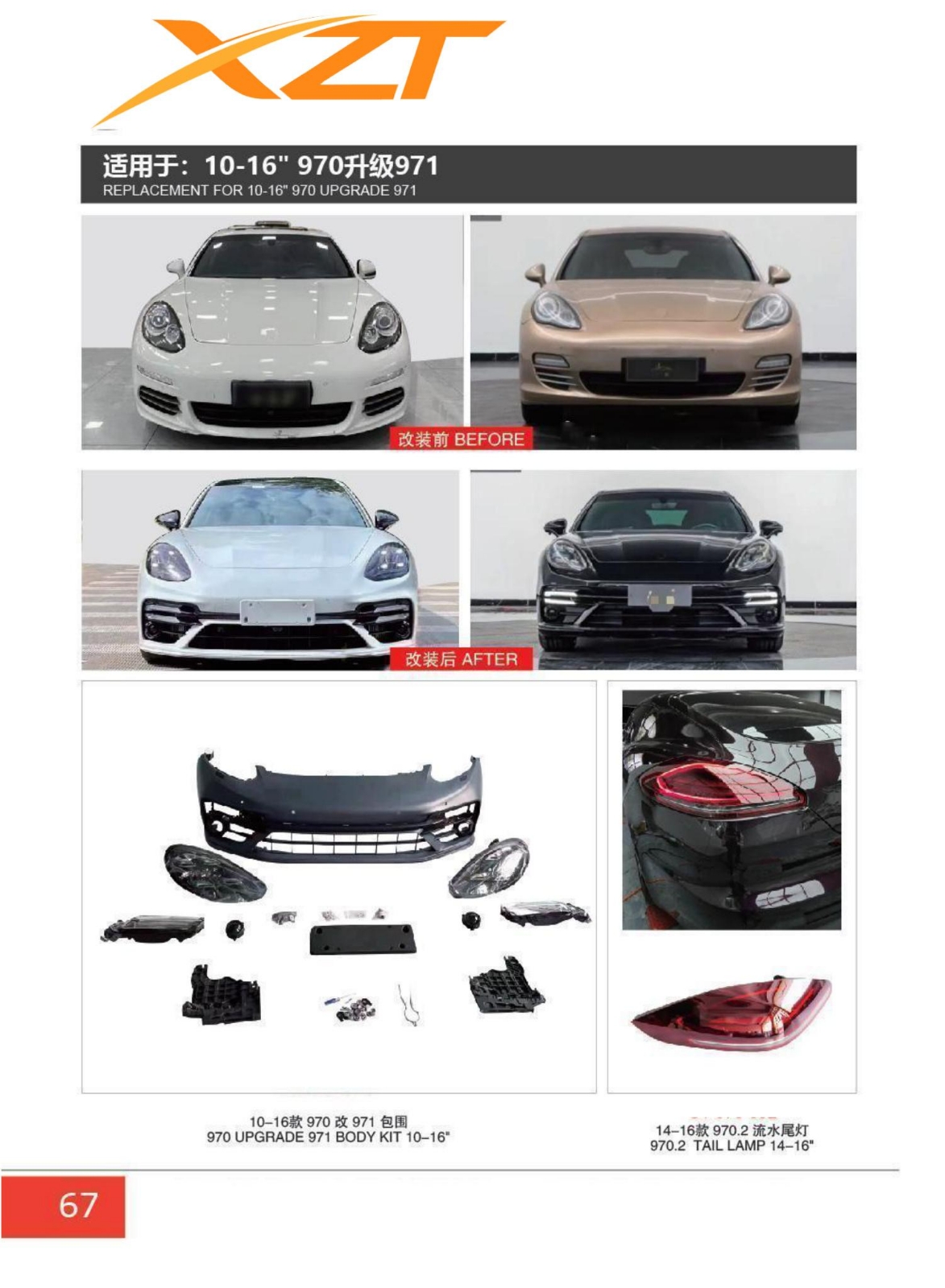 Porsche panamera conversion bodykit