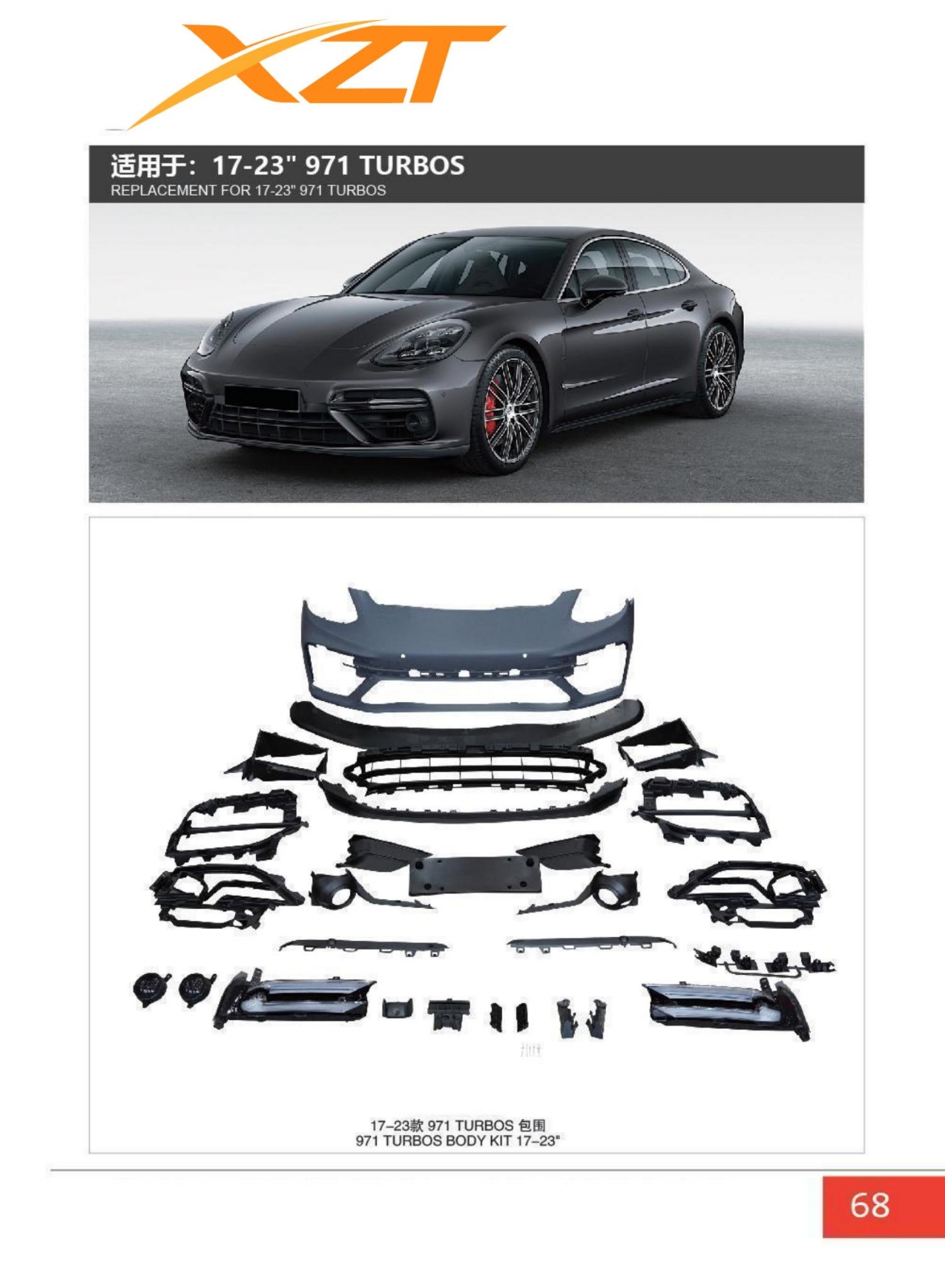Porsche panamera turbo S bodykit