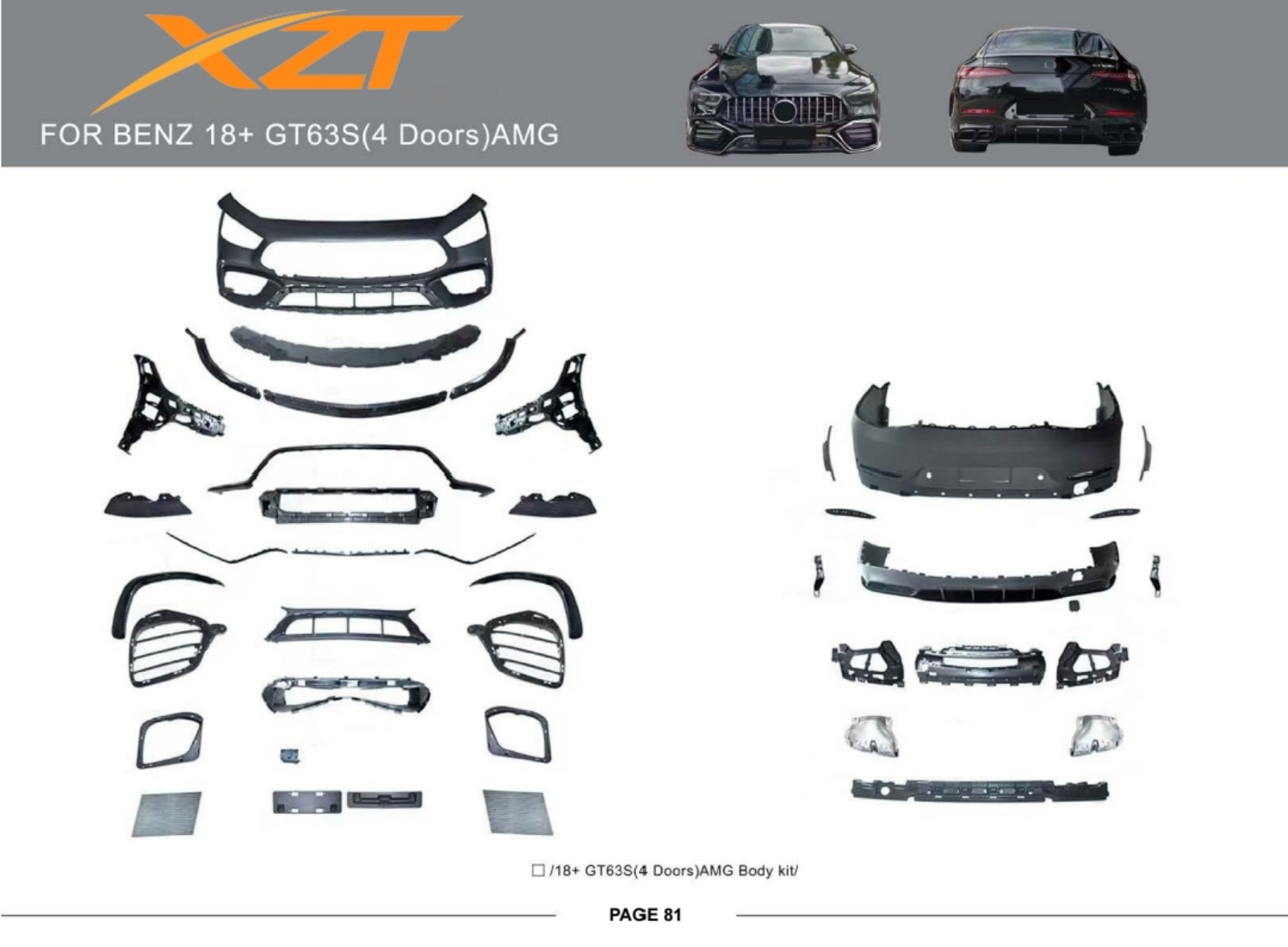 BENZ 18+ GT63 (4 DOORS) AMG BODYKIT