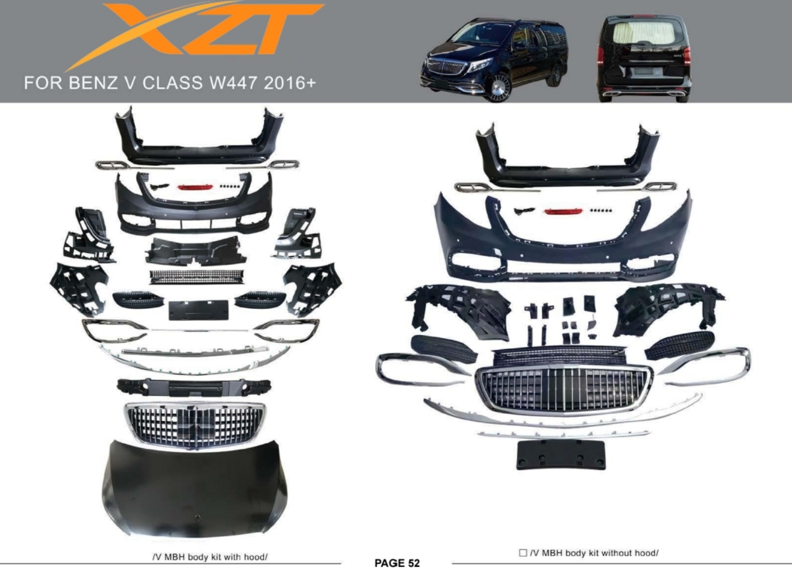 BENZ V CLASS W447 2016+ BODYKIT