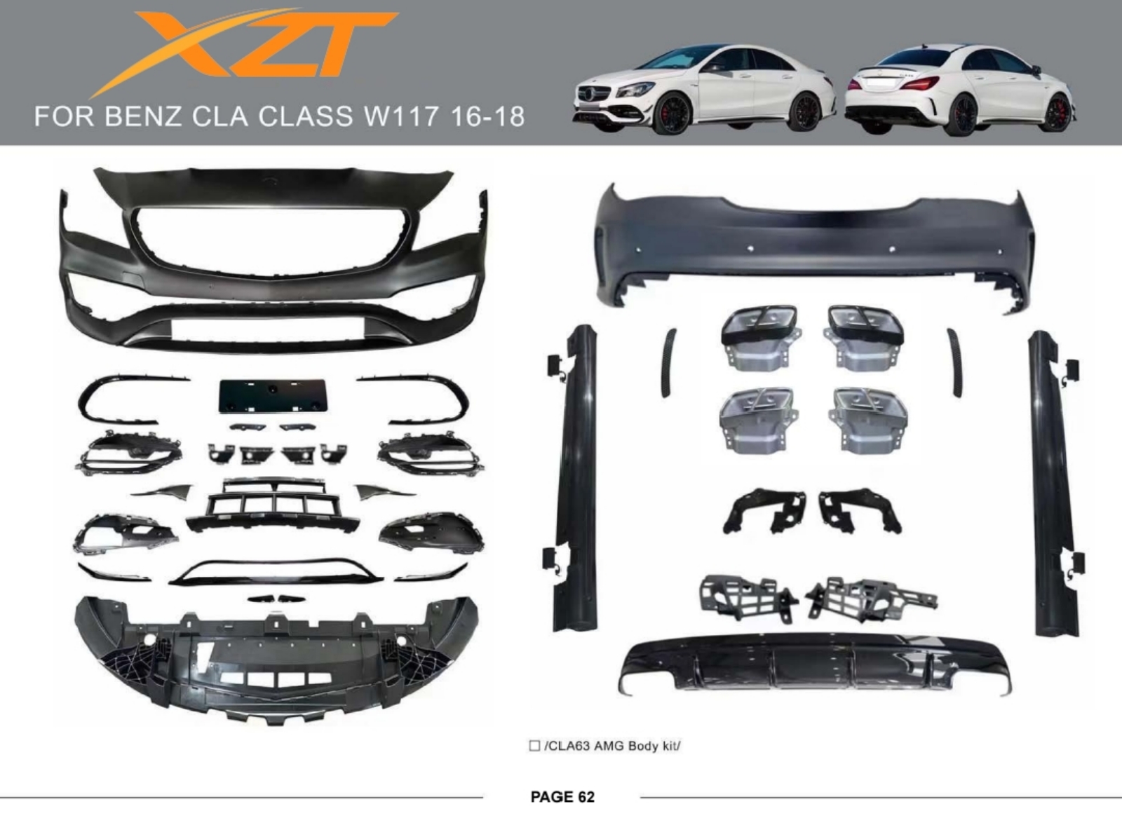 BENZ CLA CLASS W117 16-18 BODYKIT