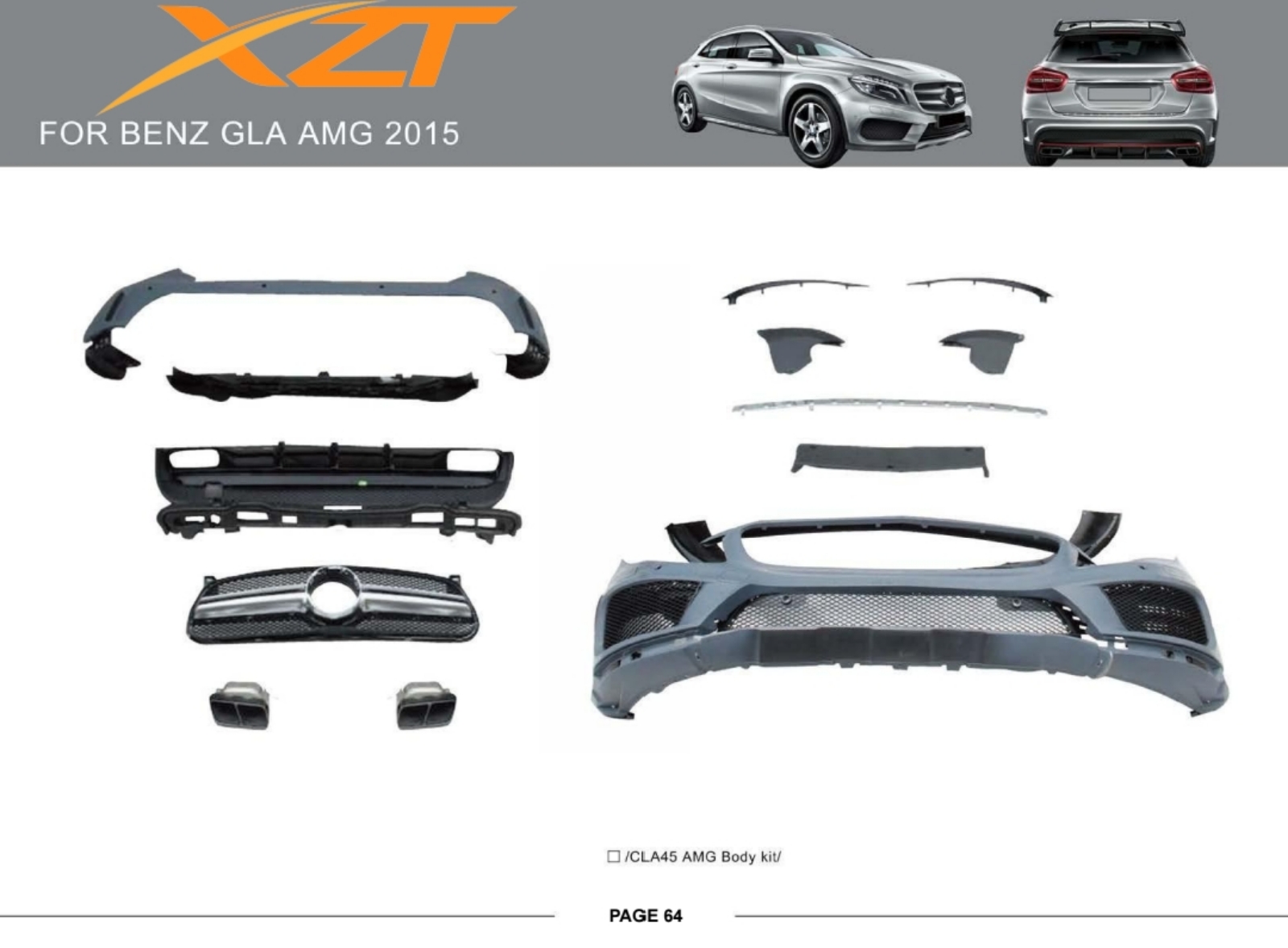 BENZ GLA AMG 2015 BODYKIT