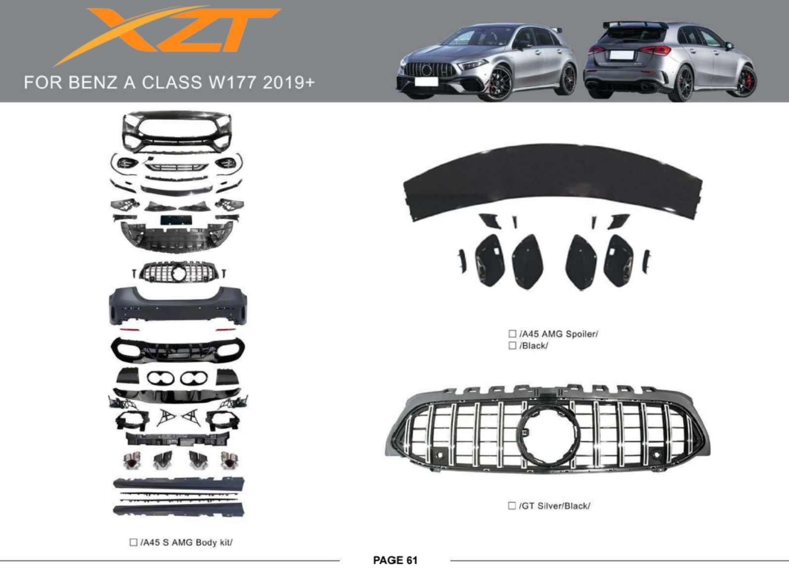 BENZ A CLASS W177 2019+ BODYKIT