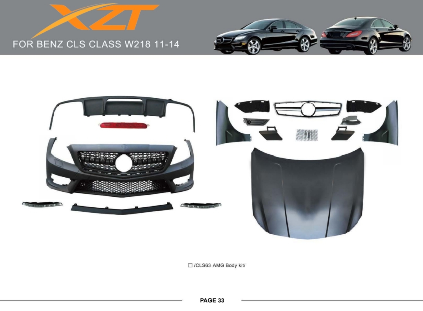BENZ CLS CLASS W218 11-14 BODYKIT