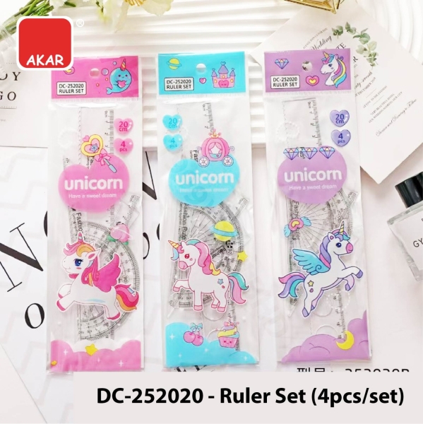 DC-252020 - Cute Kids Geometry Ruler Set School Stationery Gift Stationery Set Desktop Stationery Selangor, Malaysia, Kuala Lumpur (KL), Semenyih Supplier, Suppliers, Supply, Supplies | V CAN (1999) SDN BHD