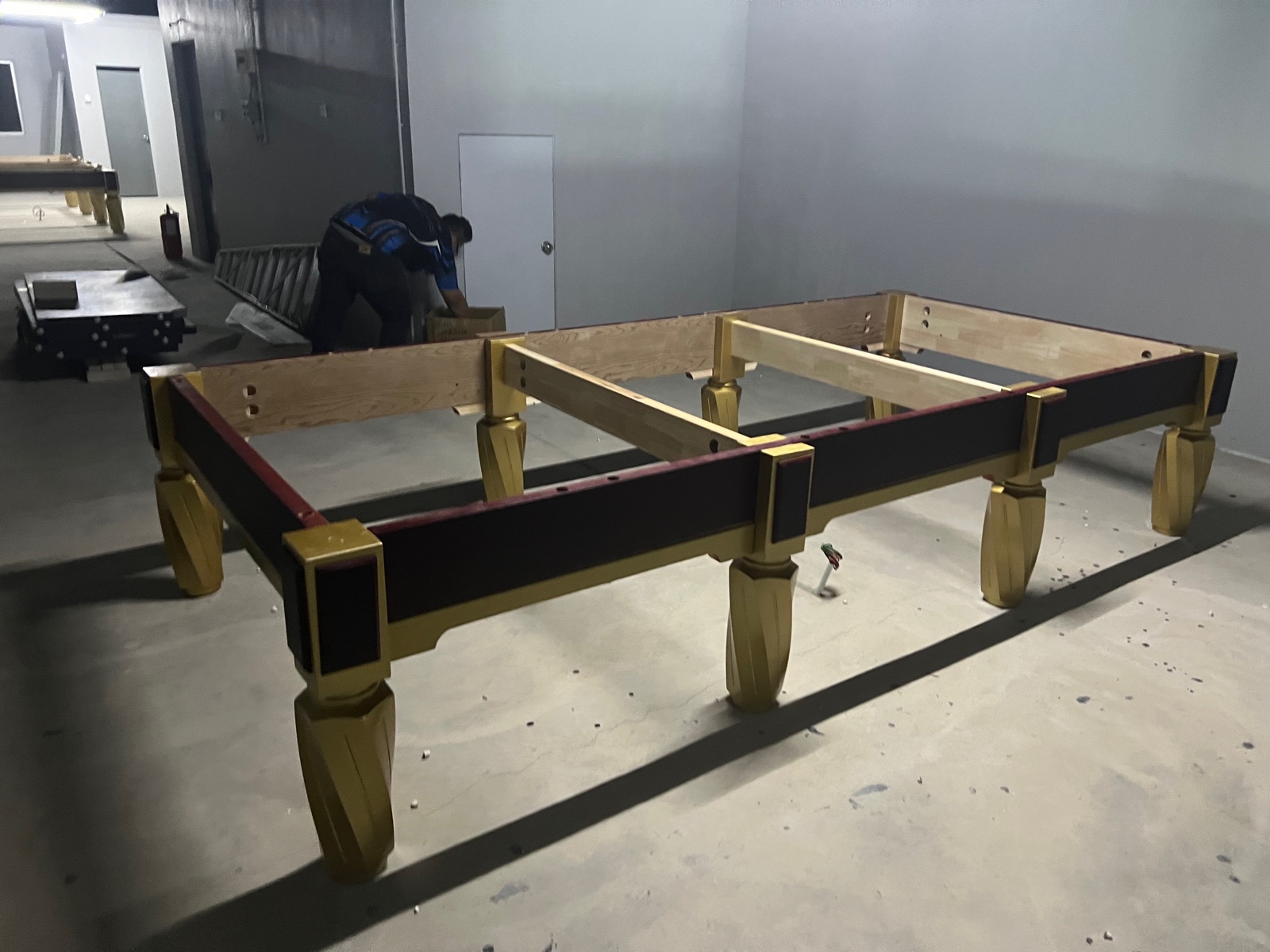 Installation of 12ft Snooker Table - 02