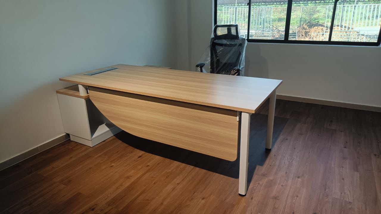 Director Office Table, Ergonomic Mesh Chair Supply & Installation Project – Yong Peng, Johor, Malaysia