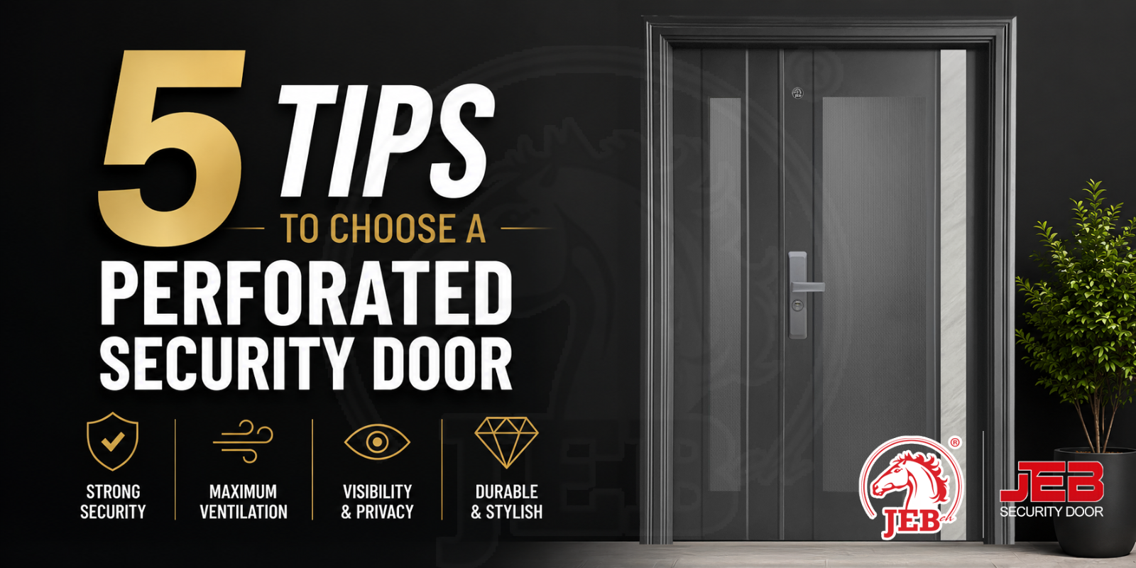 5 Tips to Consider in Choosing a Perforated-mesh Security Door