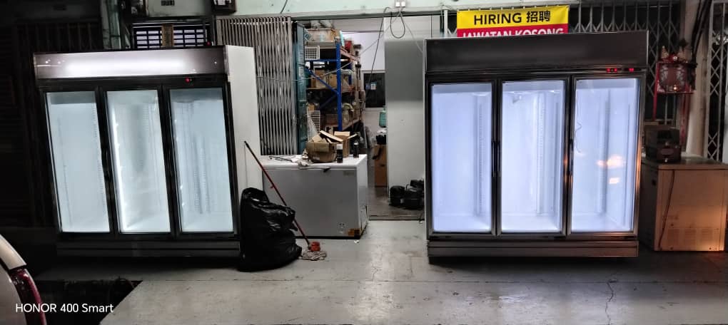 Second Hand 3 Doors Chiller And 4 Doors S/steel Chiller Freezer