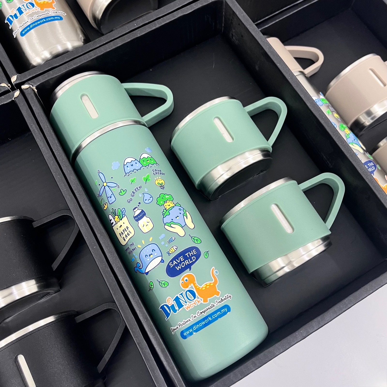Premium Thermal Flask Gift Set