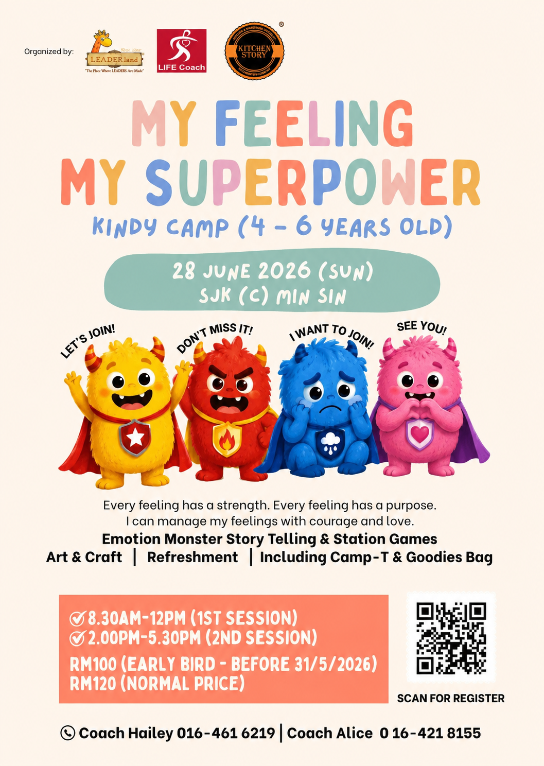 Kitchen Story Sdn. Bhd. Supports Children’s Emotional Learning Through “My Feeling, My Superpower” Kindy Camp