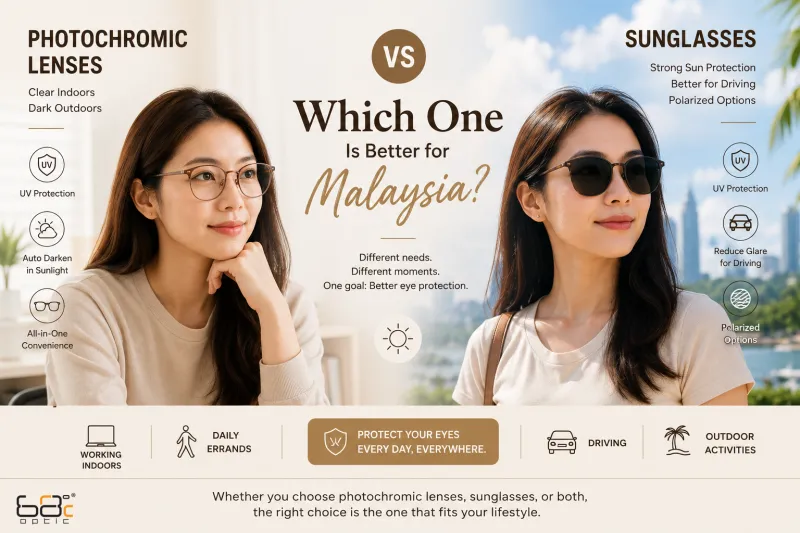 Photochromic Lenses vs Sunglasses: Which One Is Better for Malaysia?
