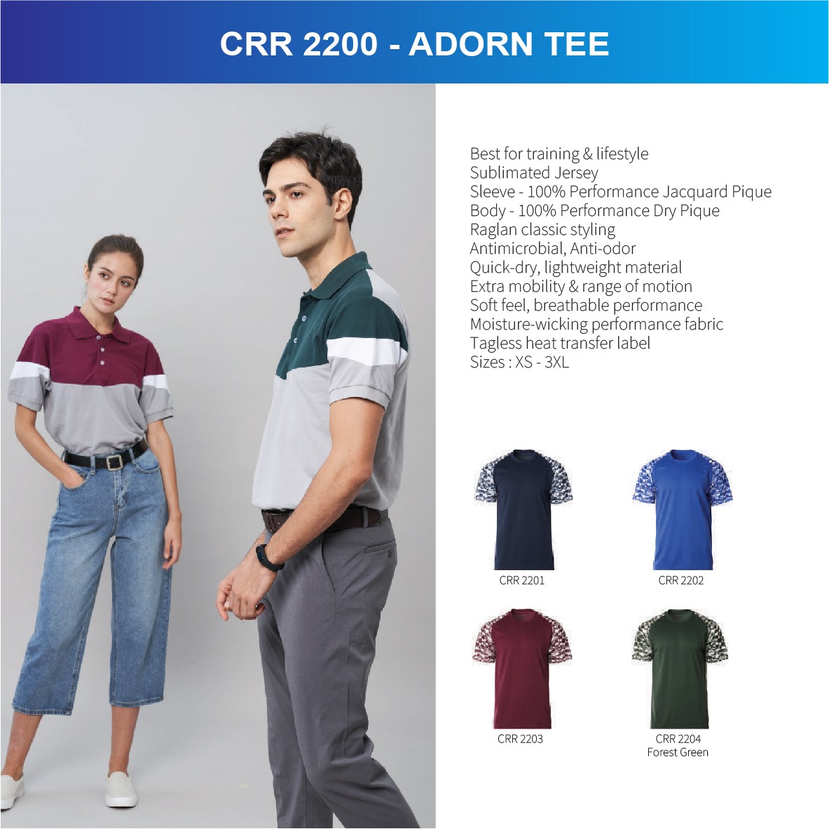 CRR 2200 - ADORN TEE