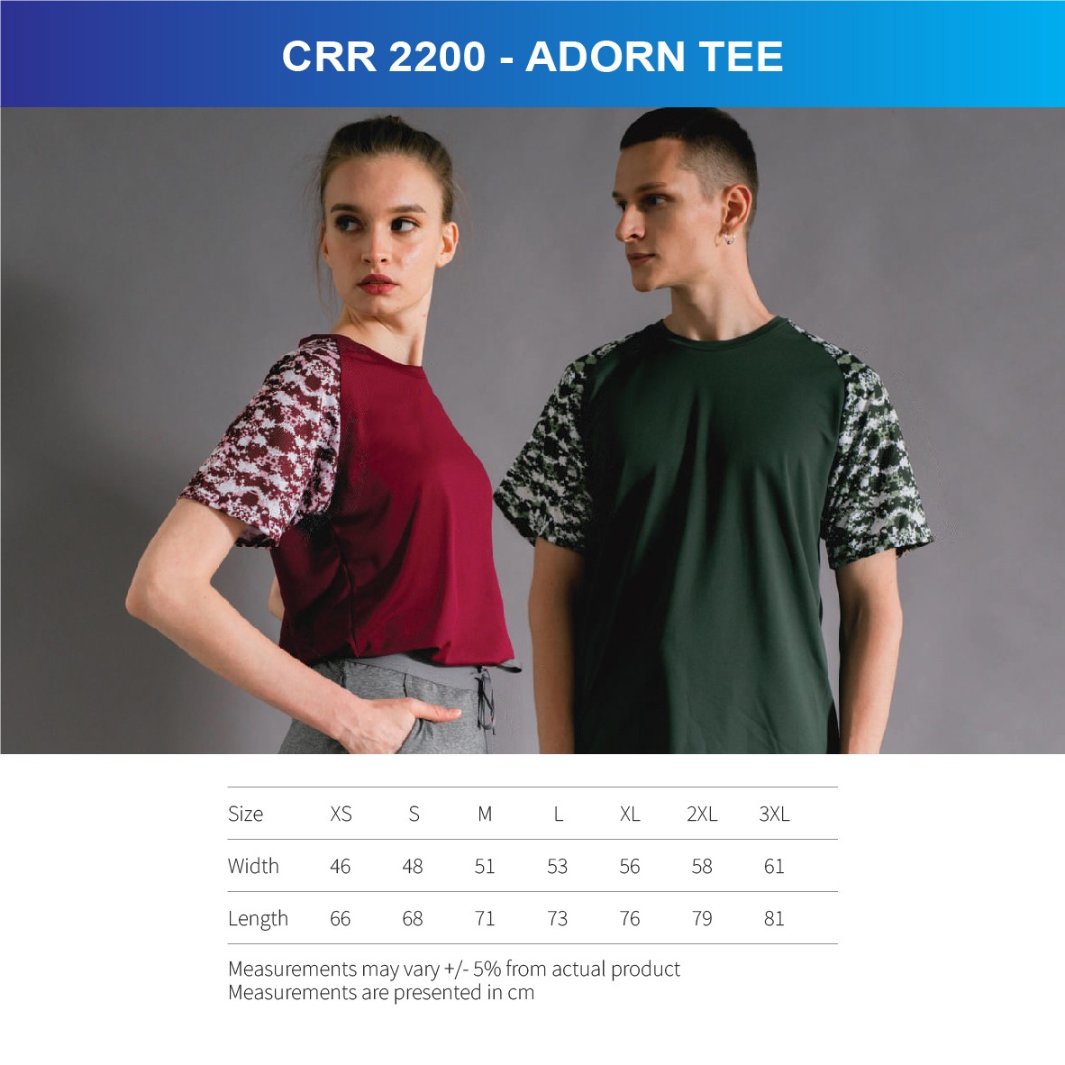 CRR 2200 - ADORN TEE