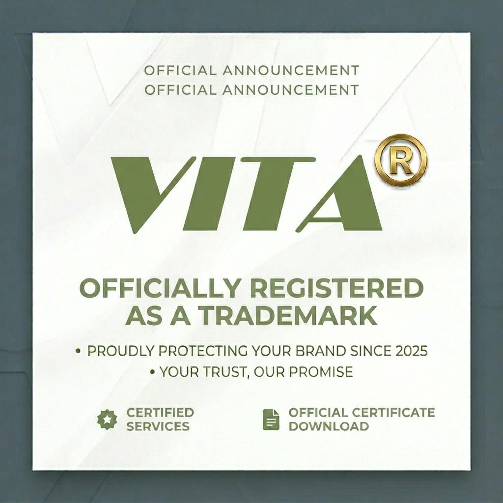VITA Officially Registered as a Trademark ®️
