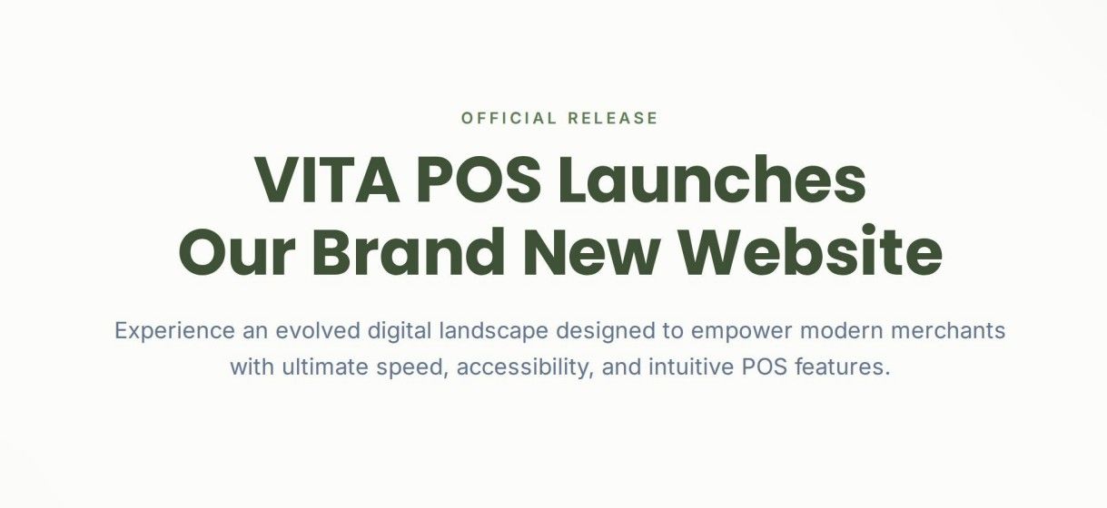 VITA POS Launches New Website to Showcase Comprehensive Hardware Solutions 